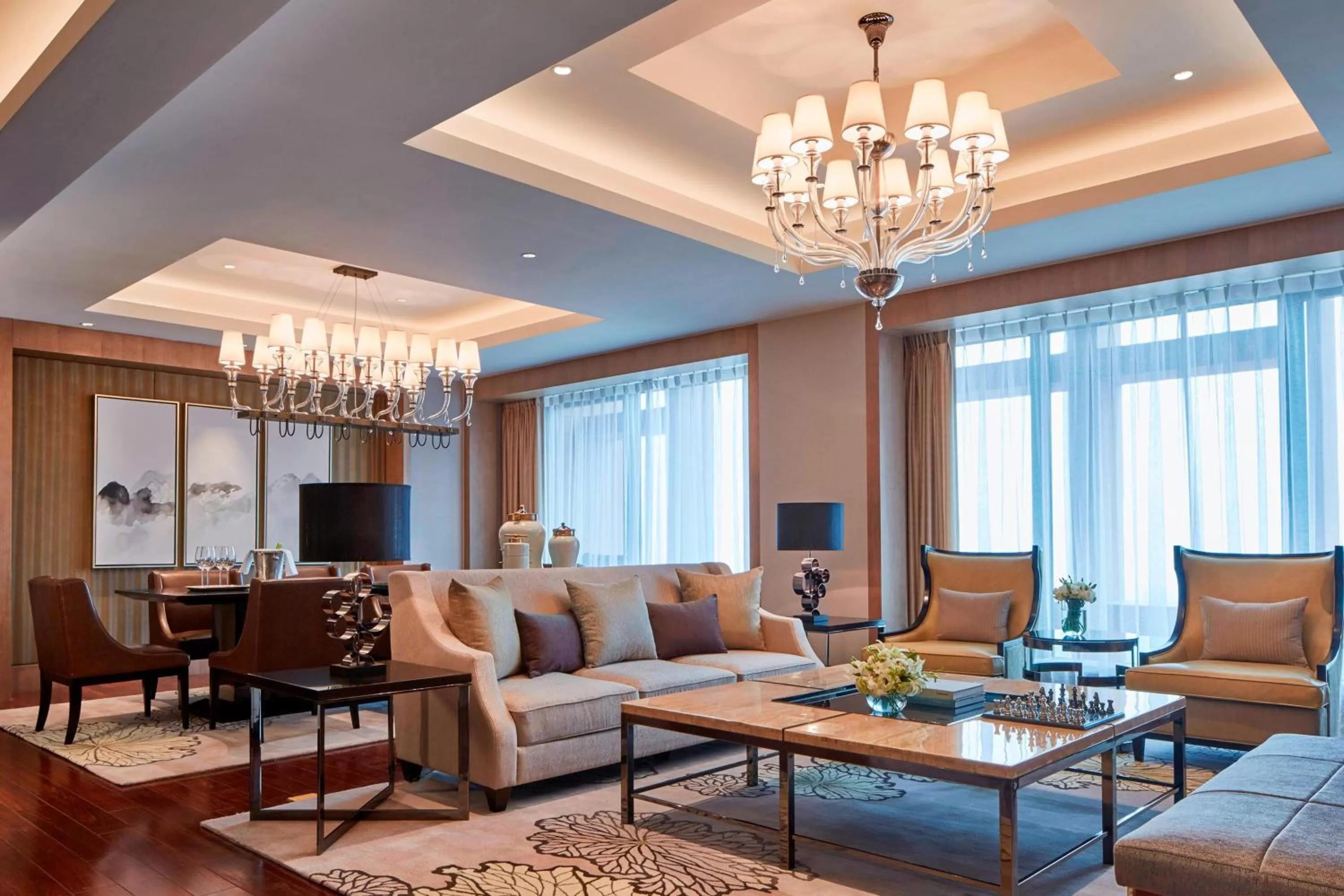 Photo of the whole room in Zhuhai Marriott Hotel