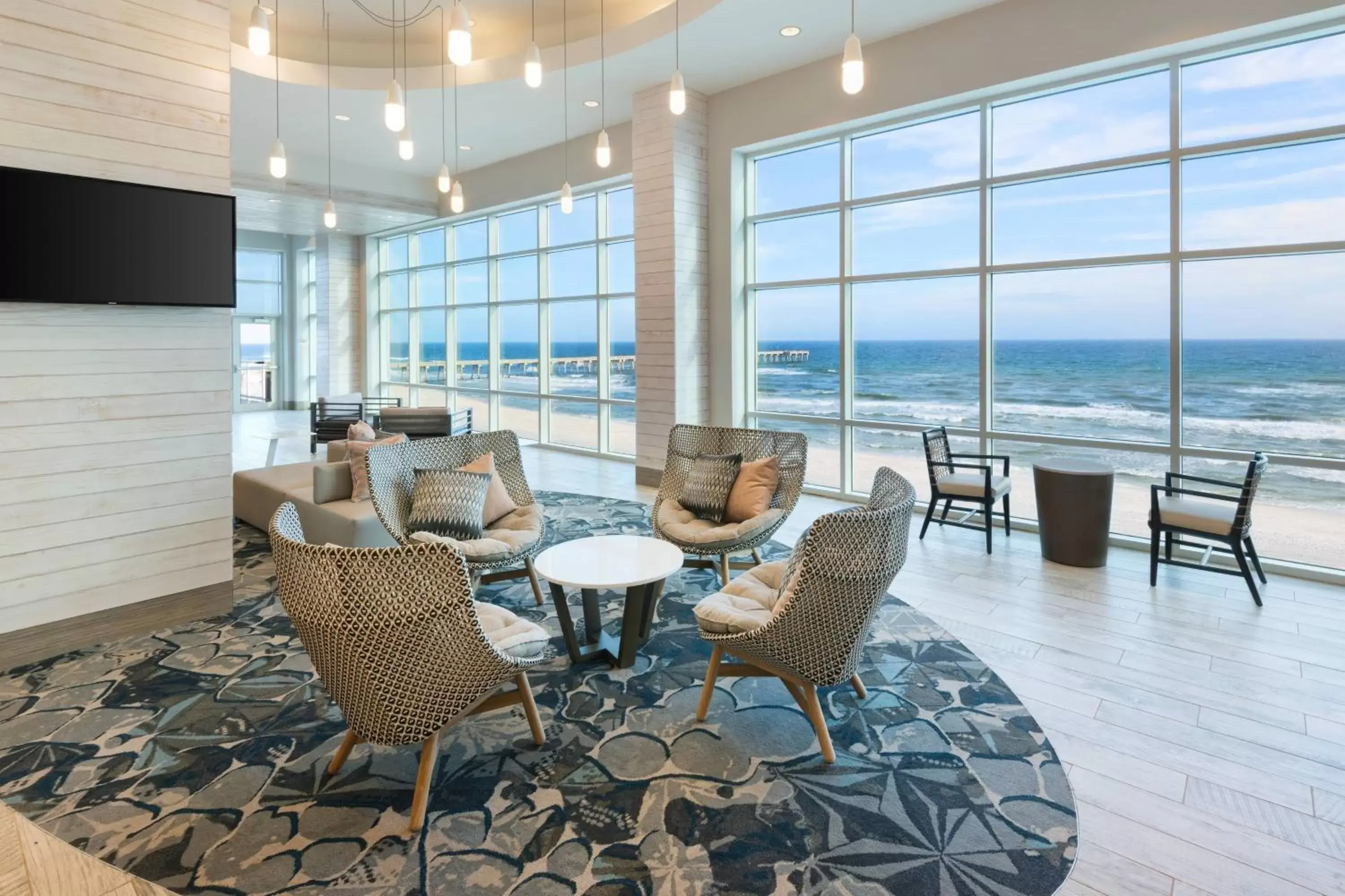 Lobby or reception in SpringHill Suites by Marriott Panama City Beach Beachfront