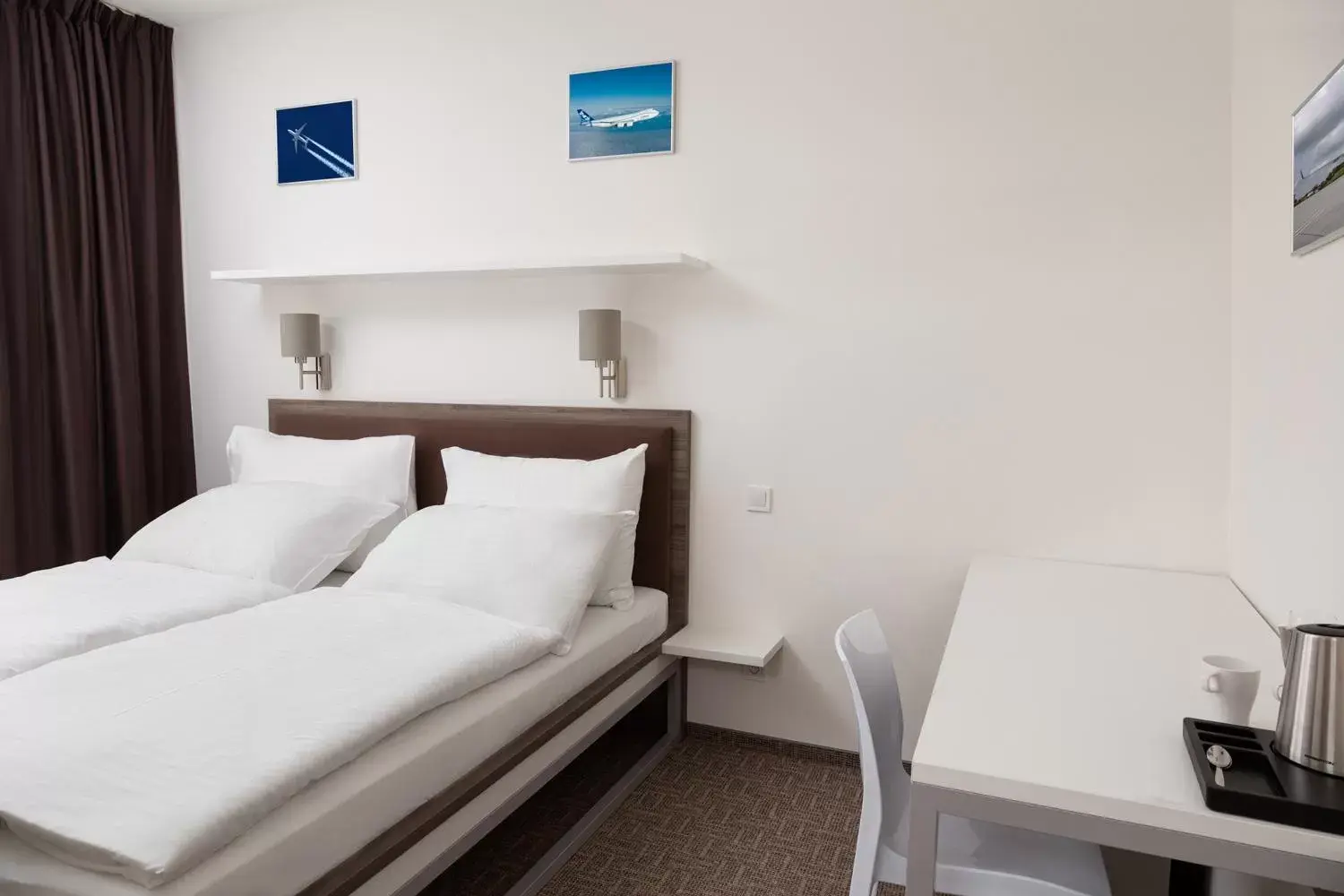 Bed in Skyhotel Prague Bed in Skyhotel Prague