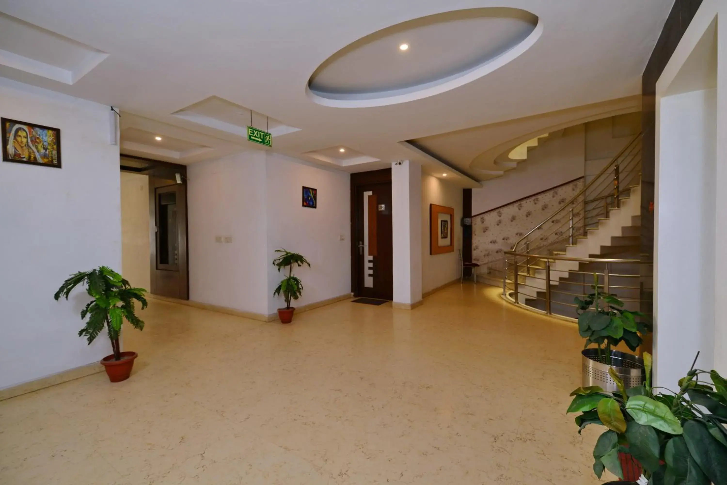 Lobby or reception, Lobby/Reception in Hotel Krishna Deluxe-By RCG Hotels