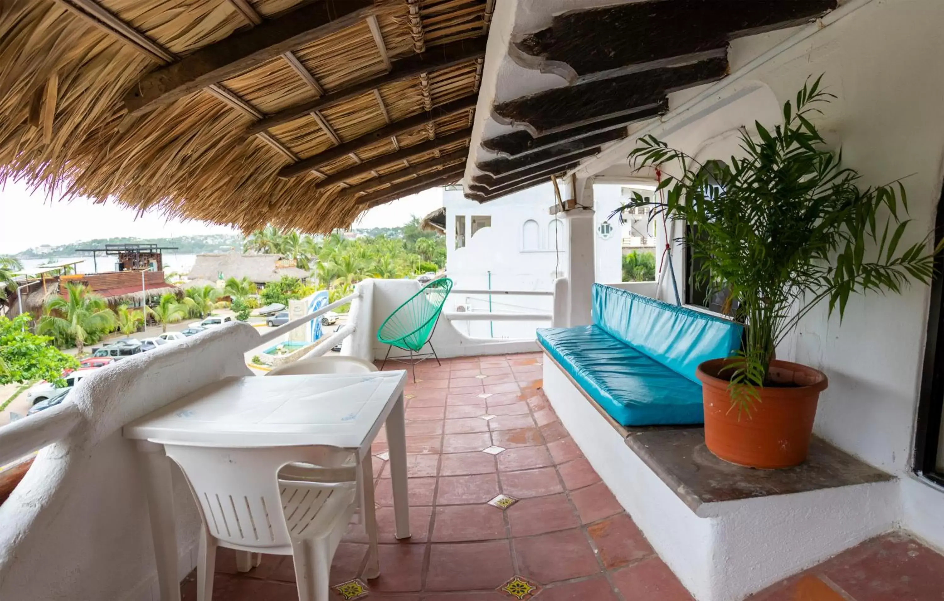 Balcony/Terrace in Hotel Bungalows Acuario