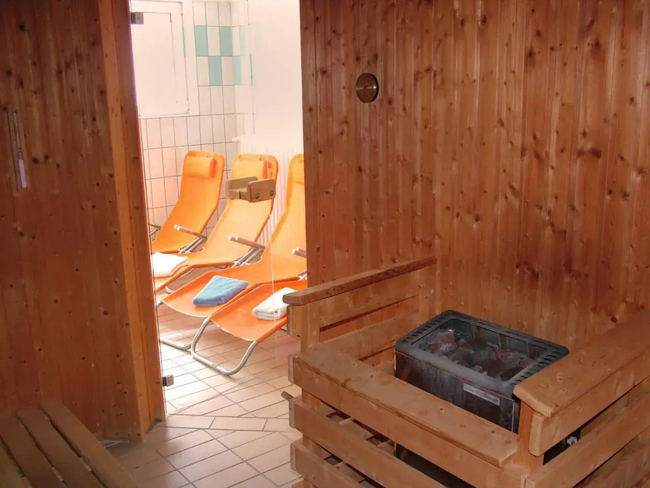 Sauna in Strandhotel Achtert Diek