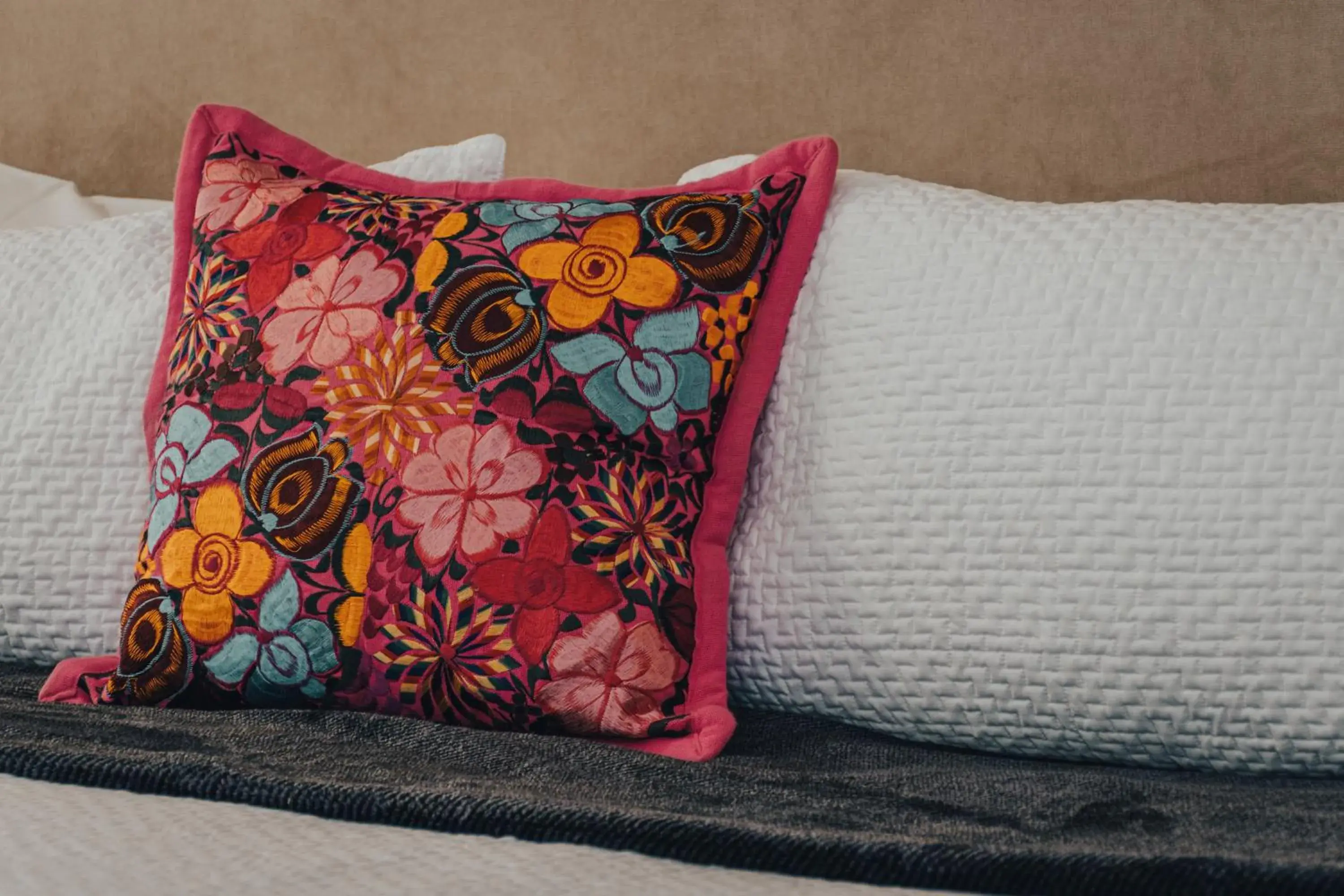 Decorative detail, Bed in Hotel Casa Santamar