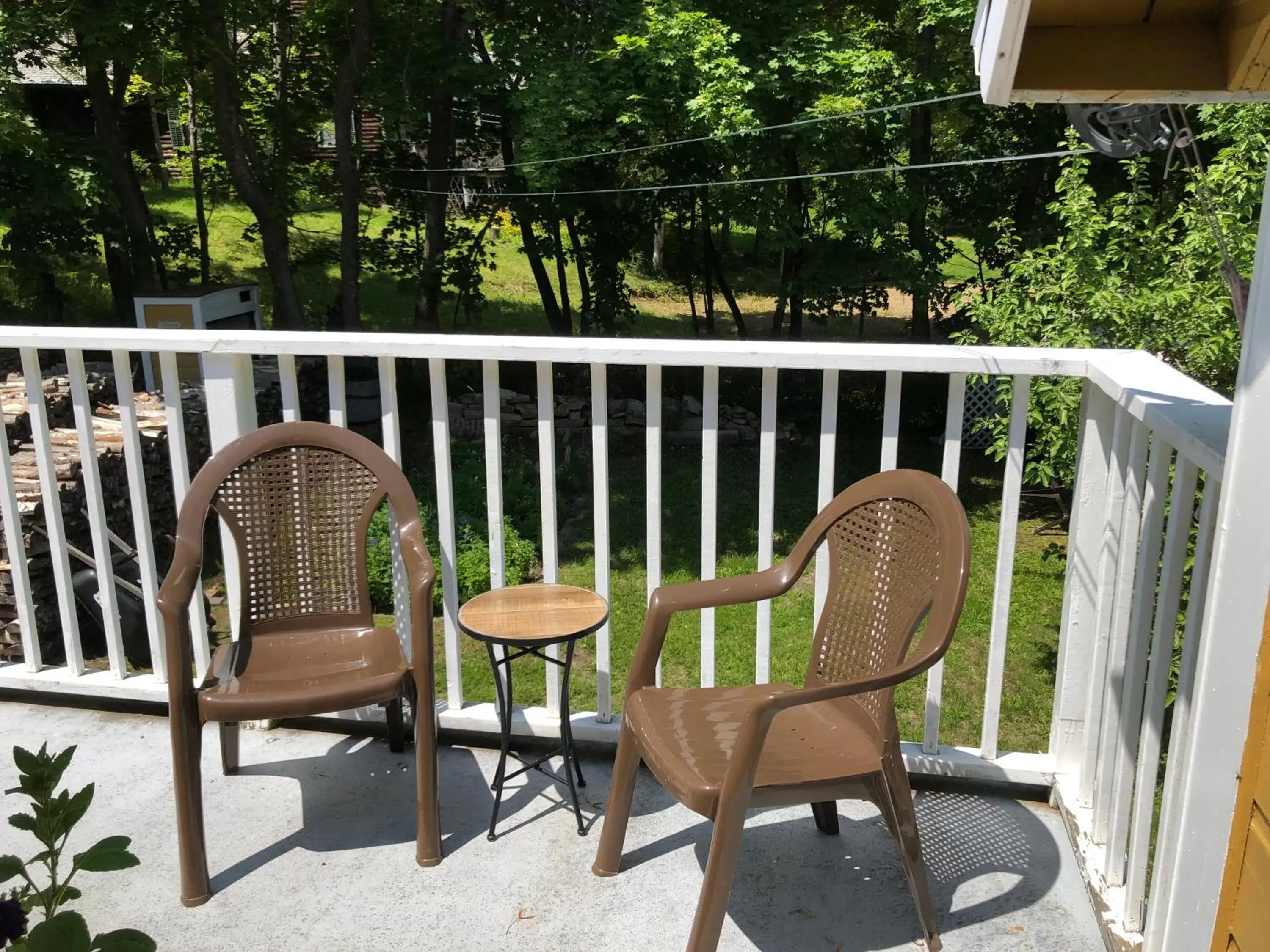 Balcony/Terrace in Auberge sur la Côte