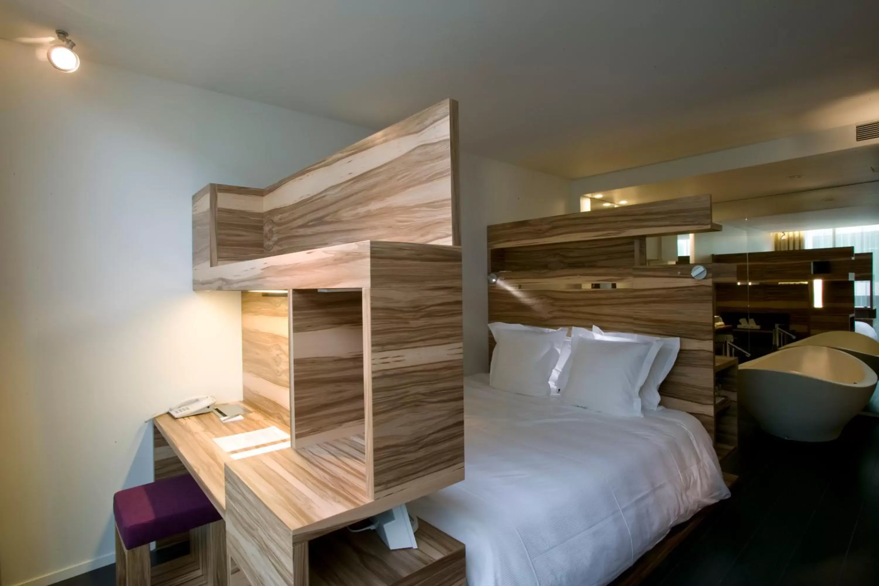 Bed, Bunk Bed in D-Hotel