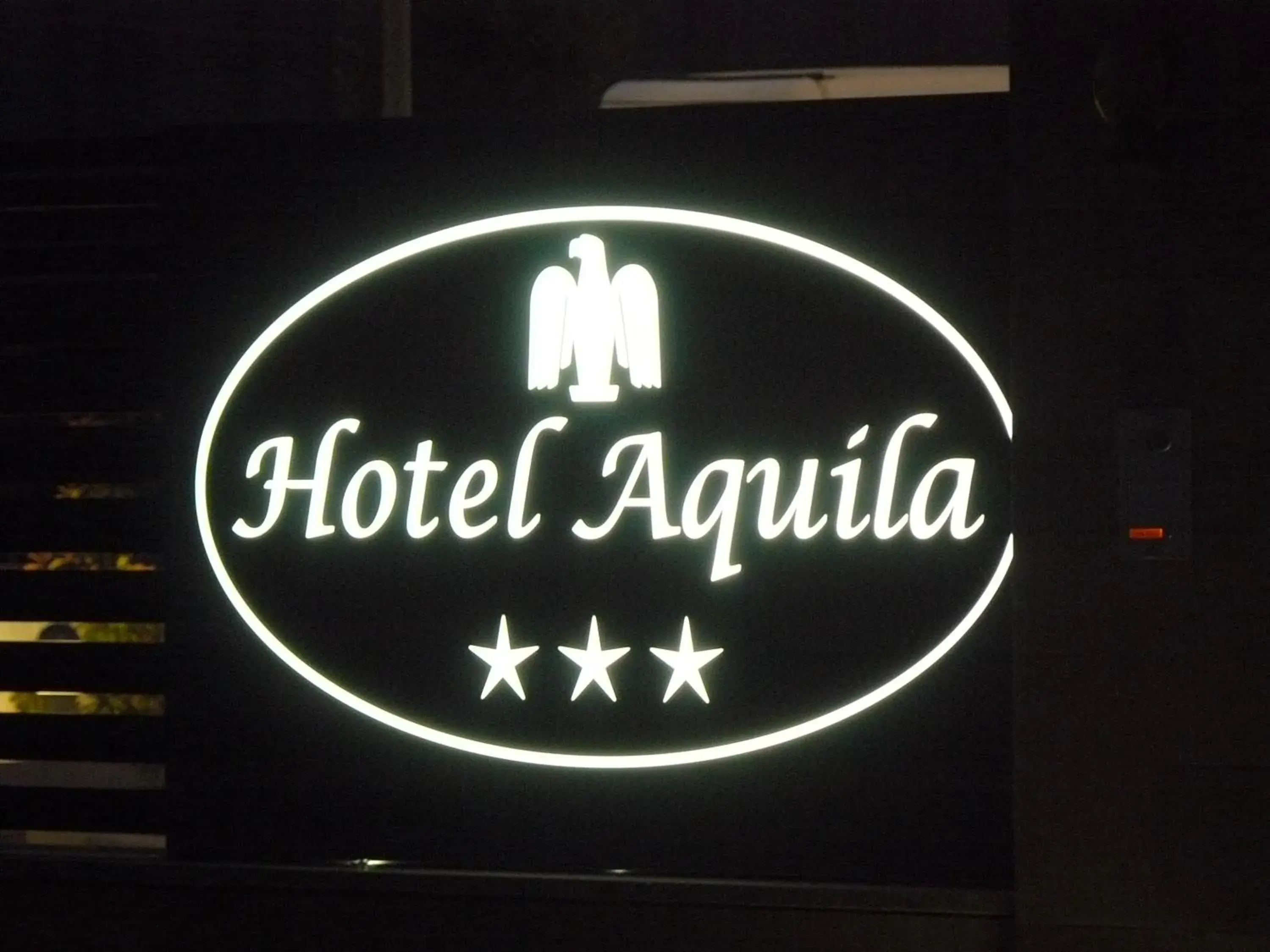 Property Logo/Sign in Hotel Aquila