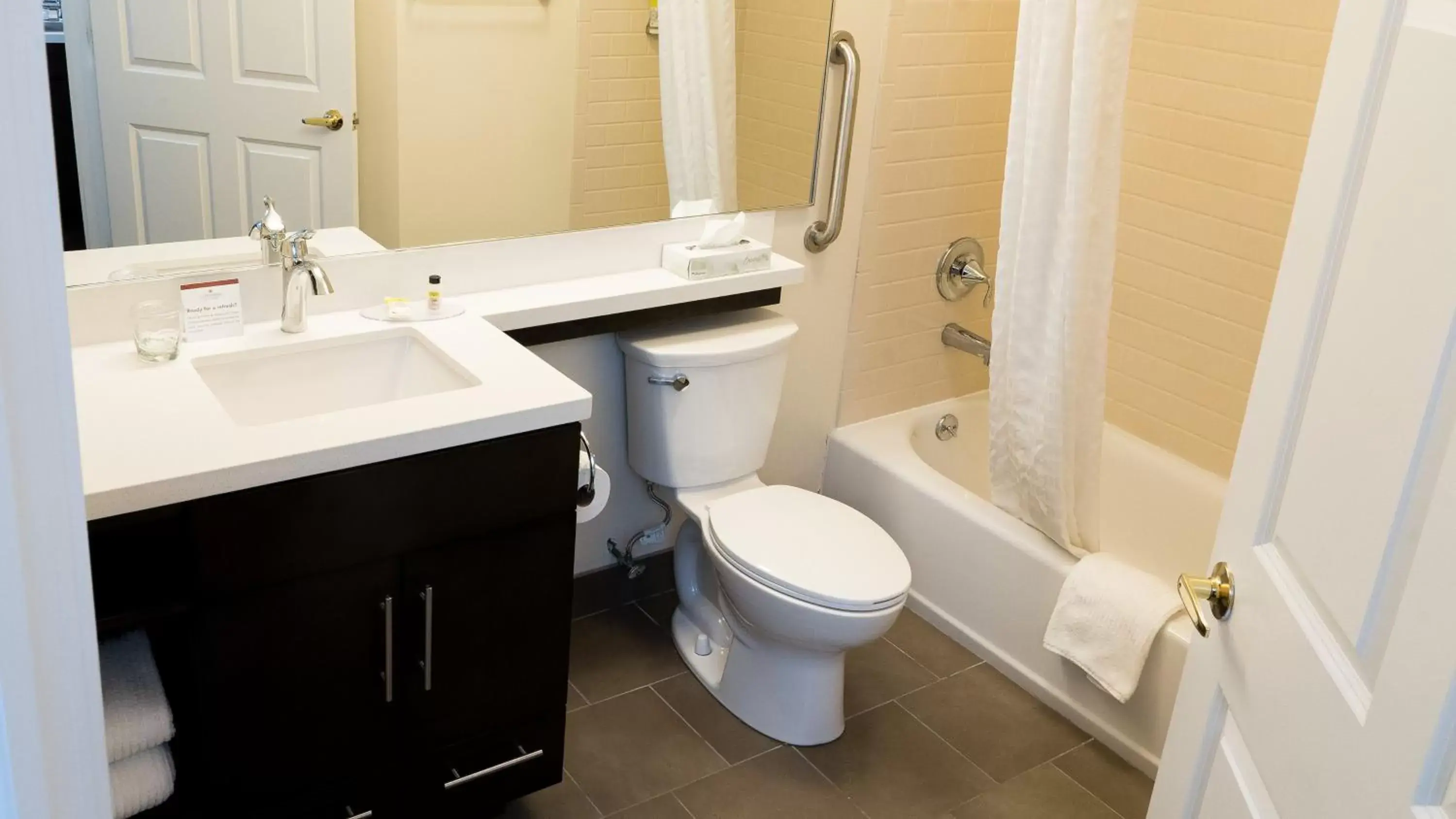 Bathroom in Candlewood Suites Saint Joseph - Benton Harbor, an IHG Hotel