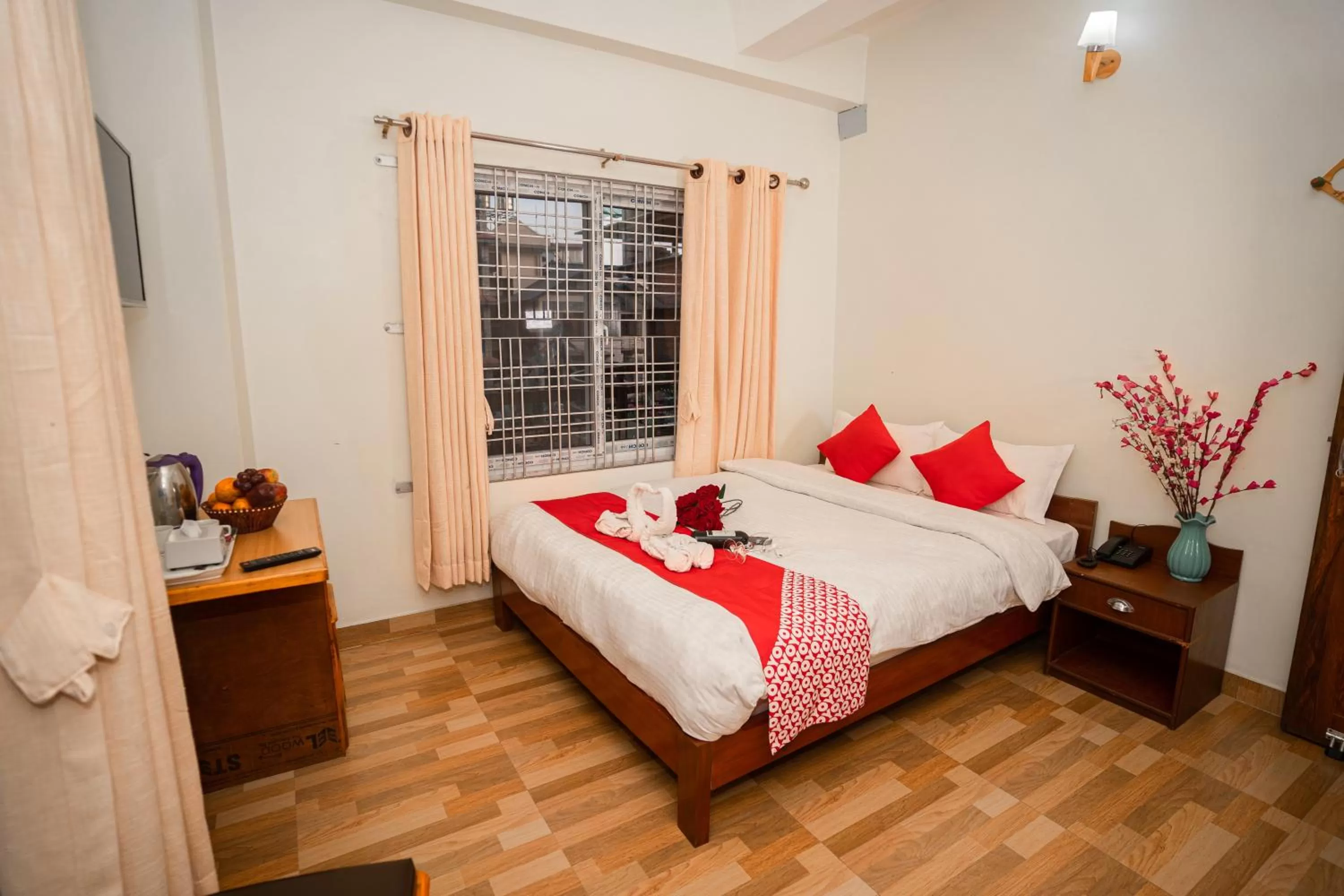 Photo of the whole room, Bed in Hotel Dela Mount Pokhara