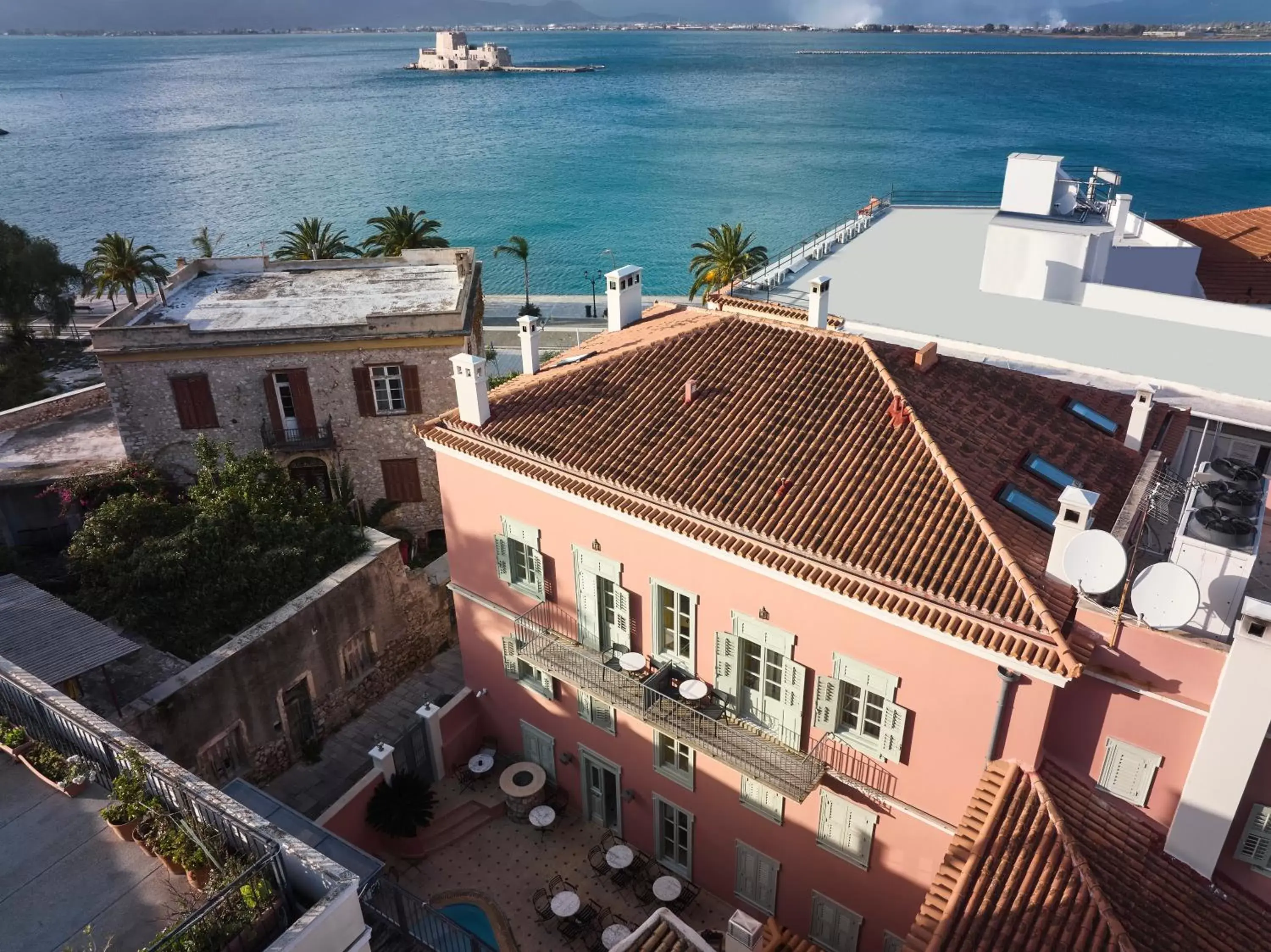 Property building, Bird's-eye View in Hotel Ippoliti