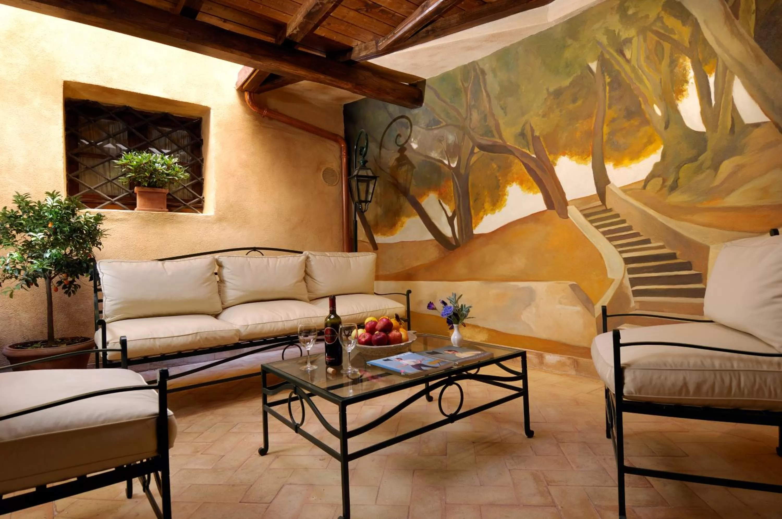 Seating area in Residenza San Calisto