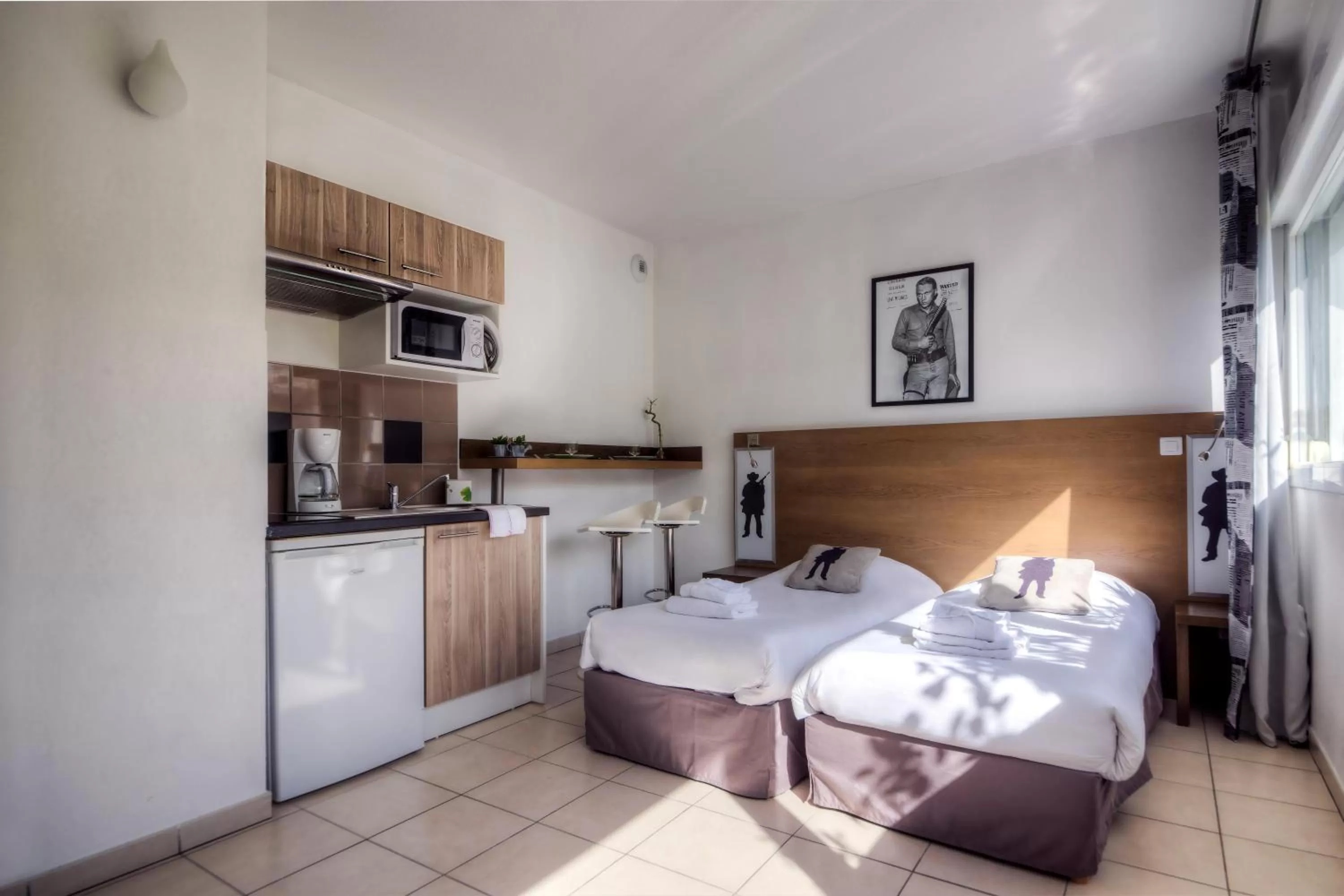 Twin Studio in Comfort Aparthotel Antibes Le Maestria