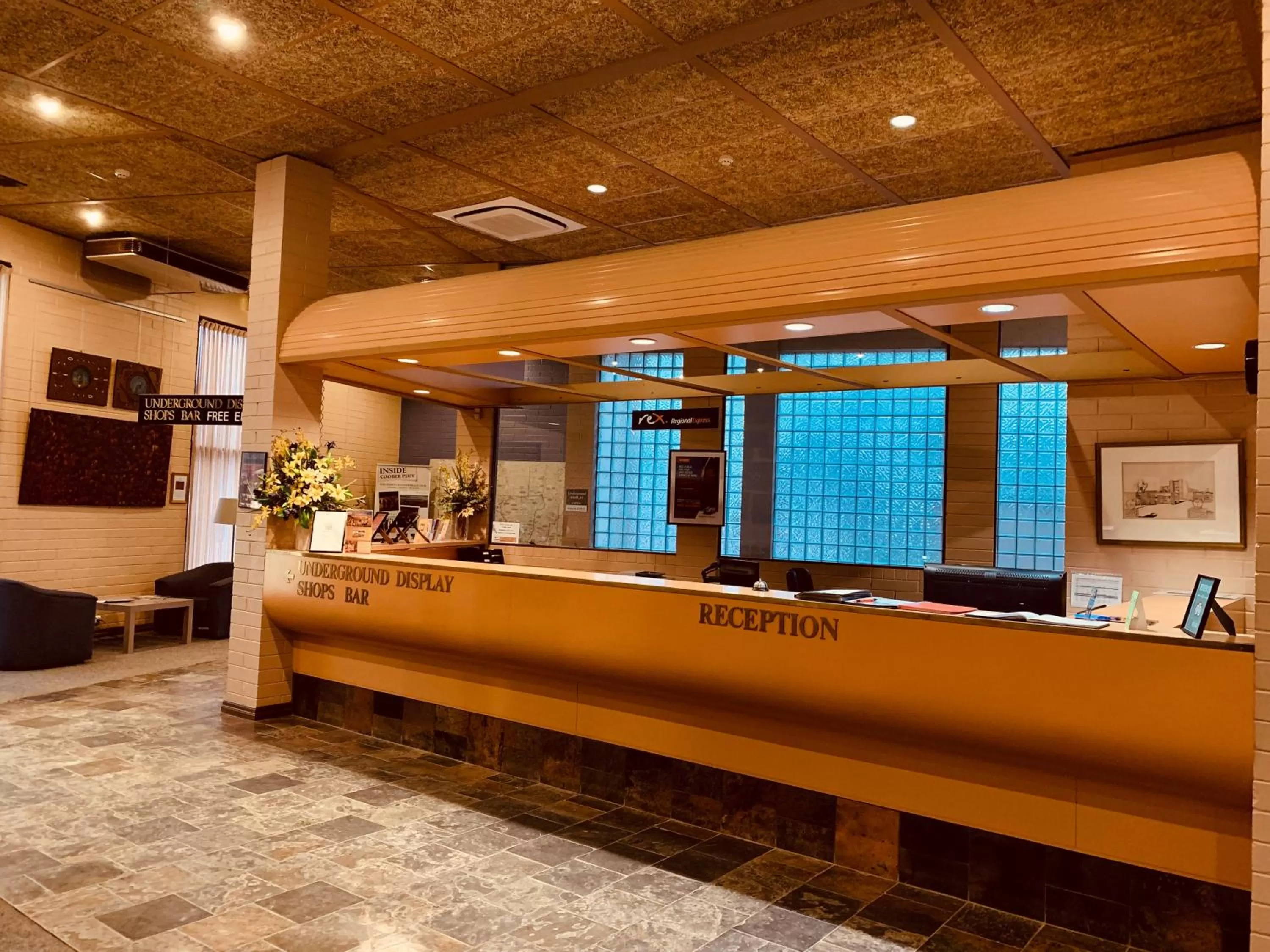 Lobby or reception in Desert Cave Hotel