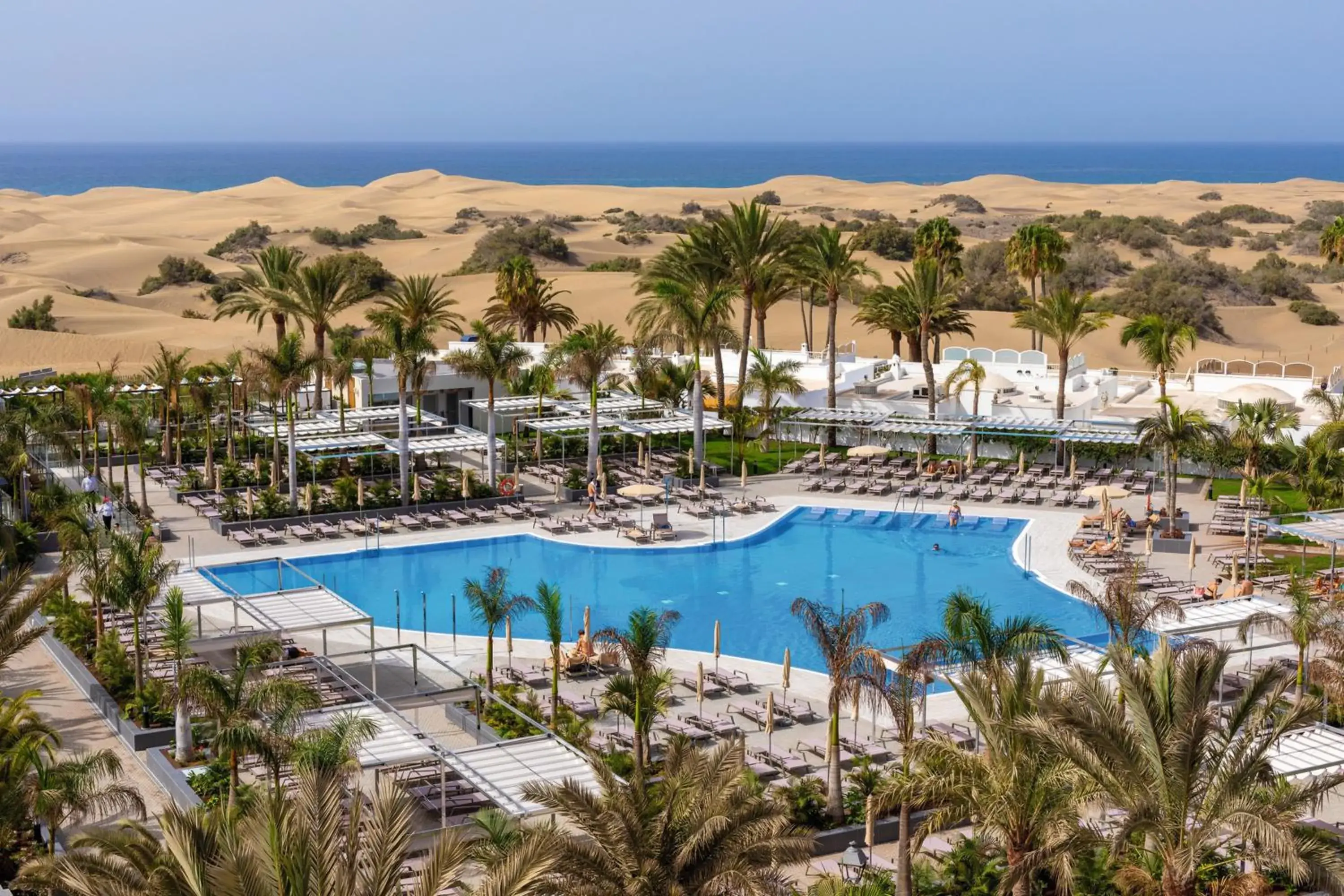 Bird's eye view, Pool View in Hotel Riu Palace Maspalomas - Adults Only
