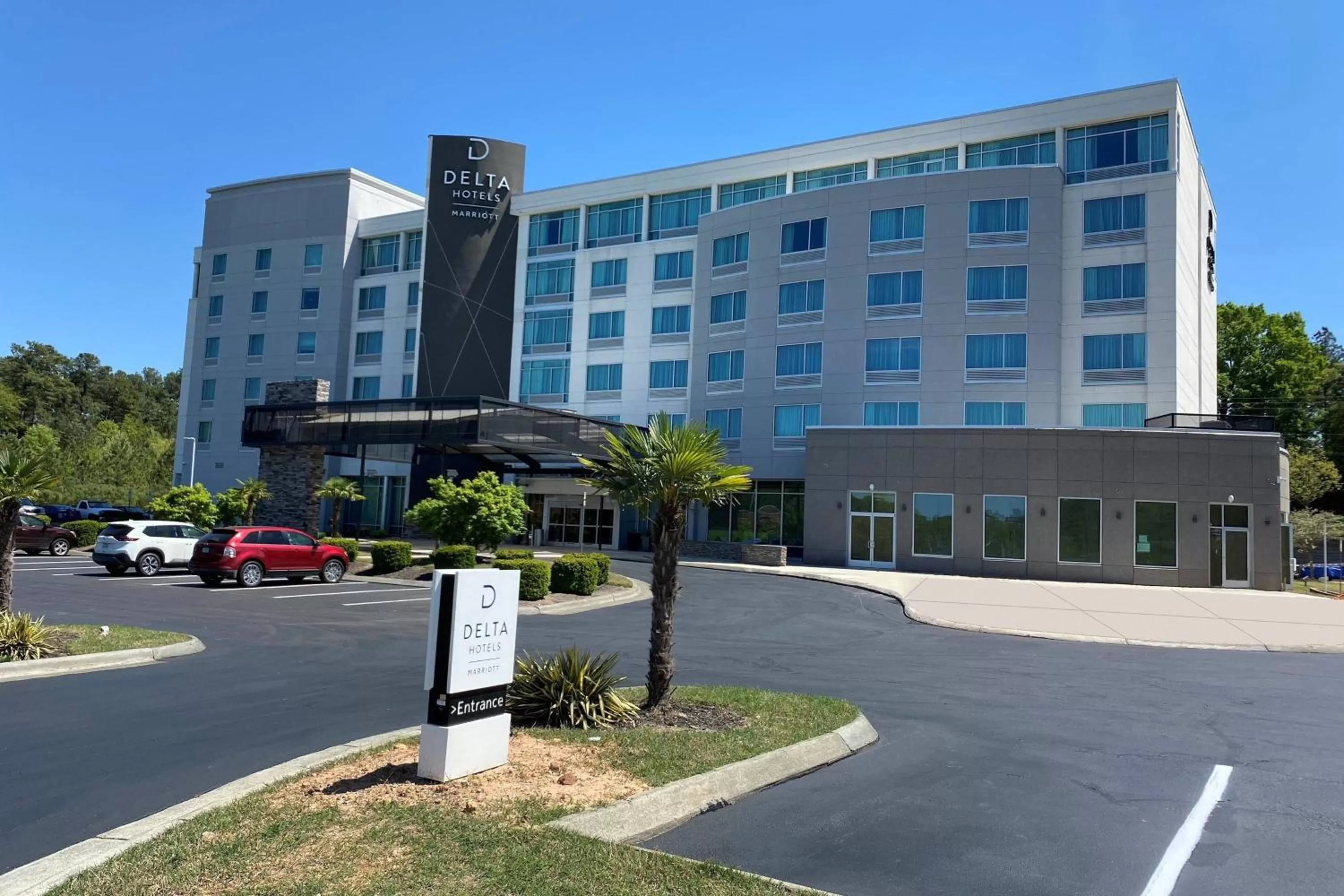 Property building in Delta Hotels by Marriott Raleigh-Durham at Research Triangle Park