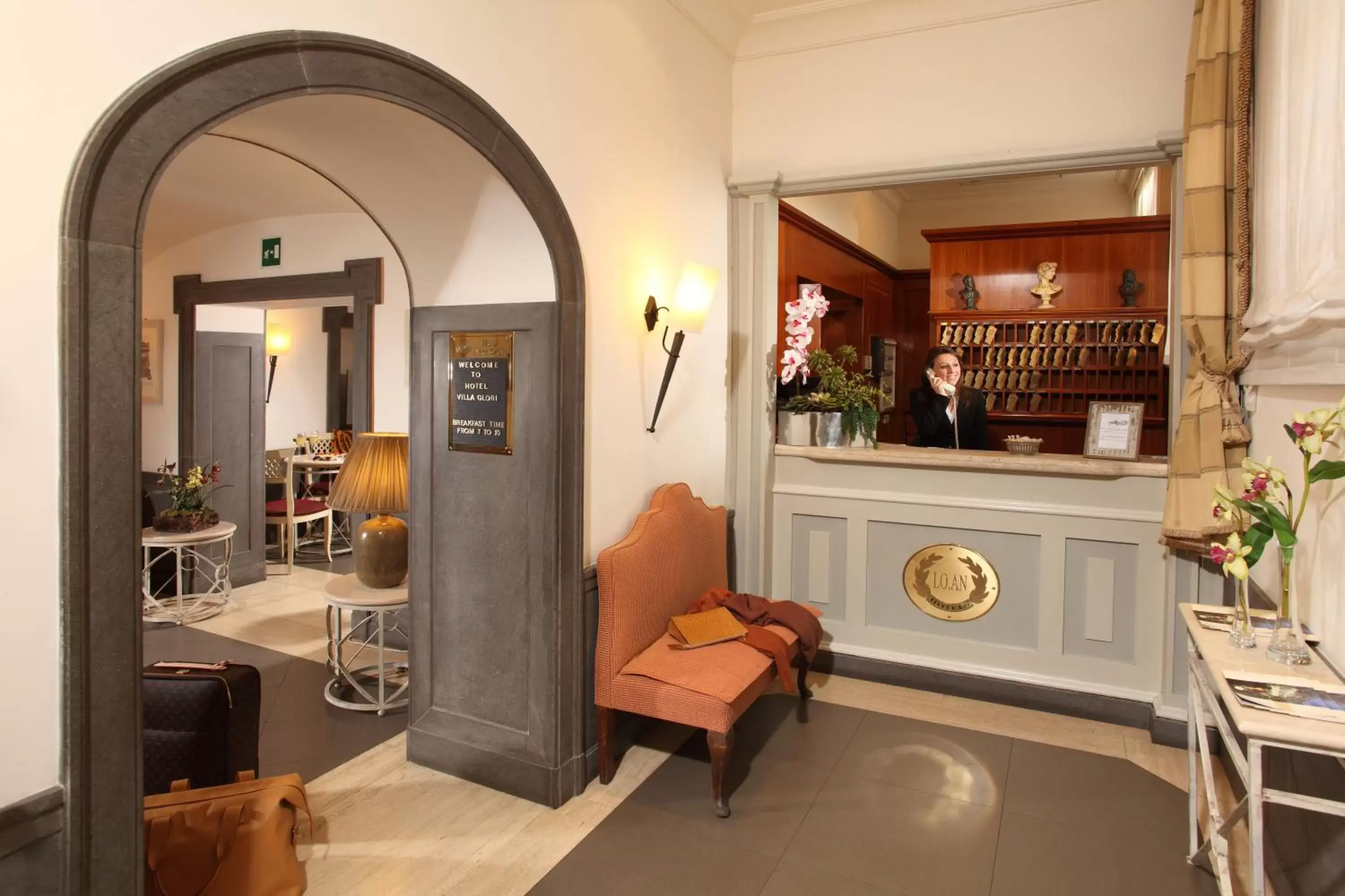 Lobby or reception in Hotel Villa Glori