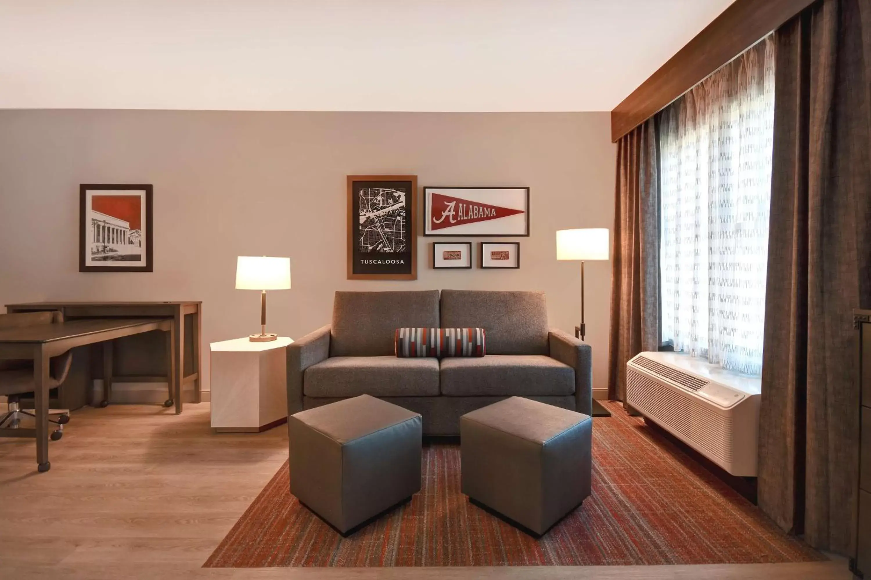 Living room, Seating Area in Homewood Suites by Hilton Tuscaloosa Downtown, AL