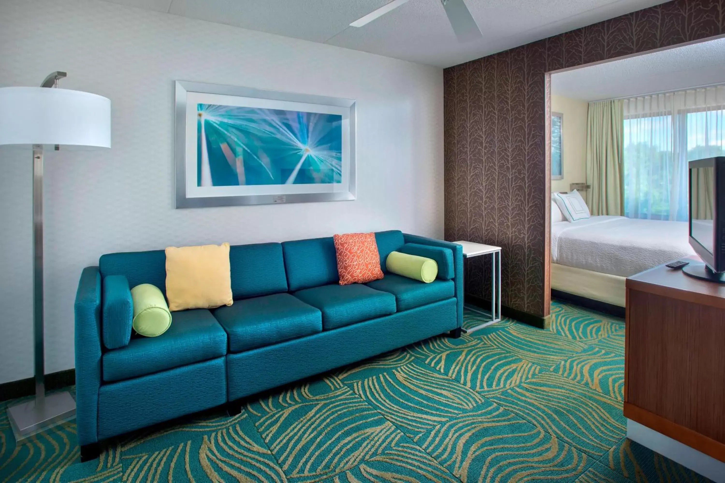 Bedroom, Seating Area in SpringHill Suites by Marriott Philadelphia Willow Grove
