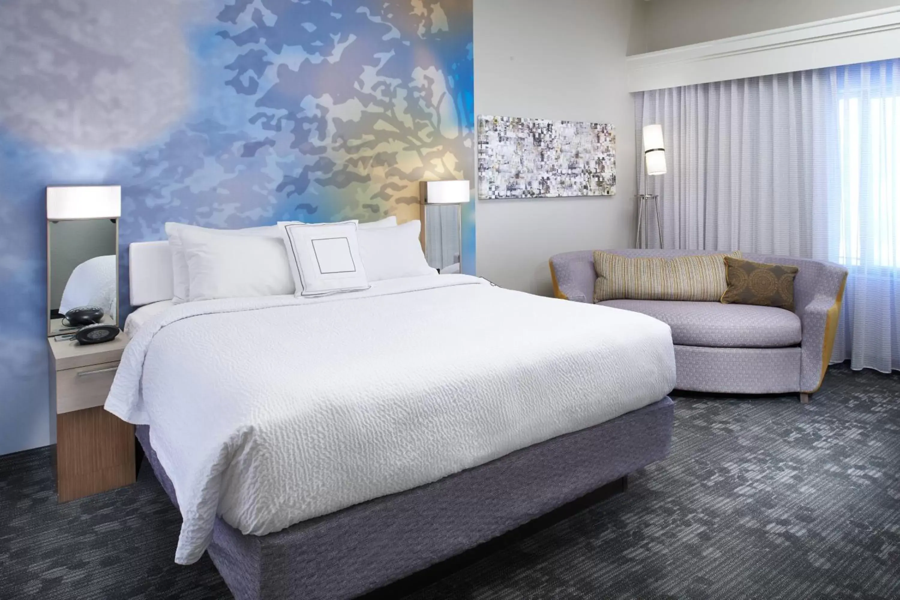 King Room with Sofa Bed and Adapted Tub - Mobility Accessible in Courtyard Cleveland Airport North King Room with Sofa Bed and Adapted Tub - Mobility Accessible in Courtyard Cleveland Airport North