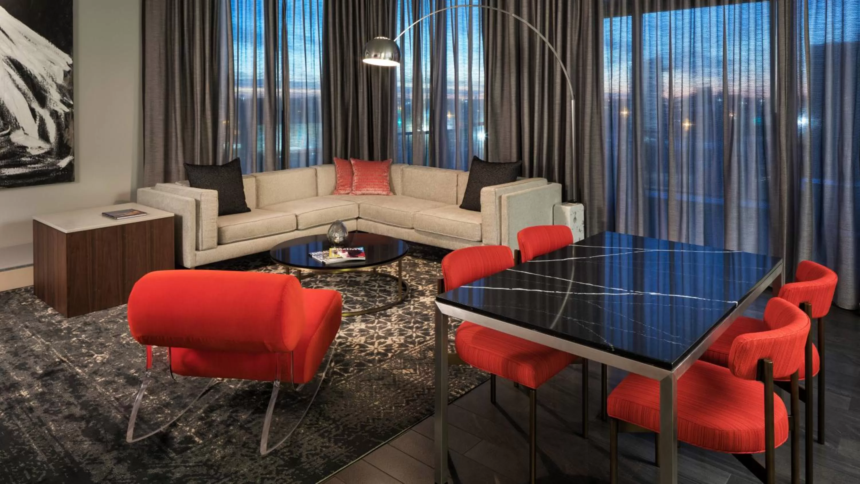 Living room in The Chambers Hotel