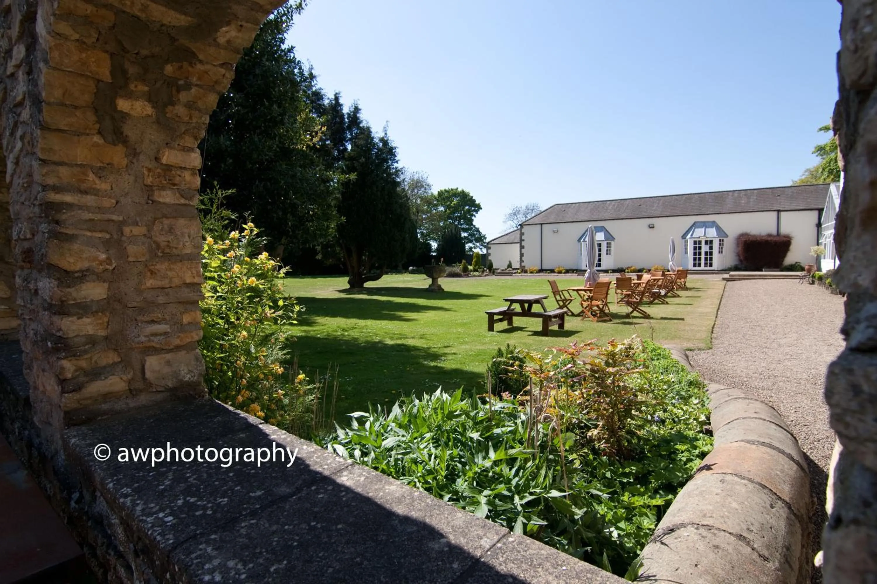 Garden, Property Building in Hallgarth Manor House