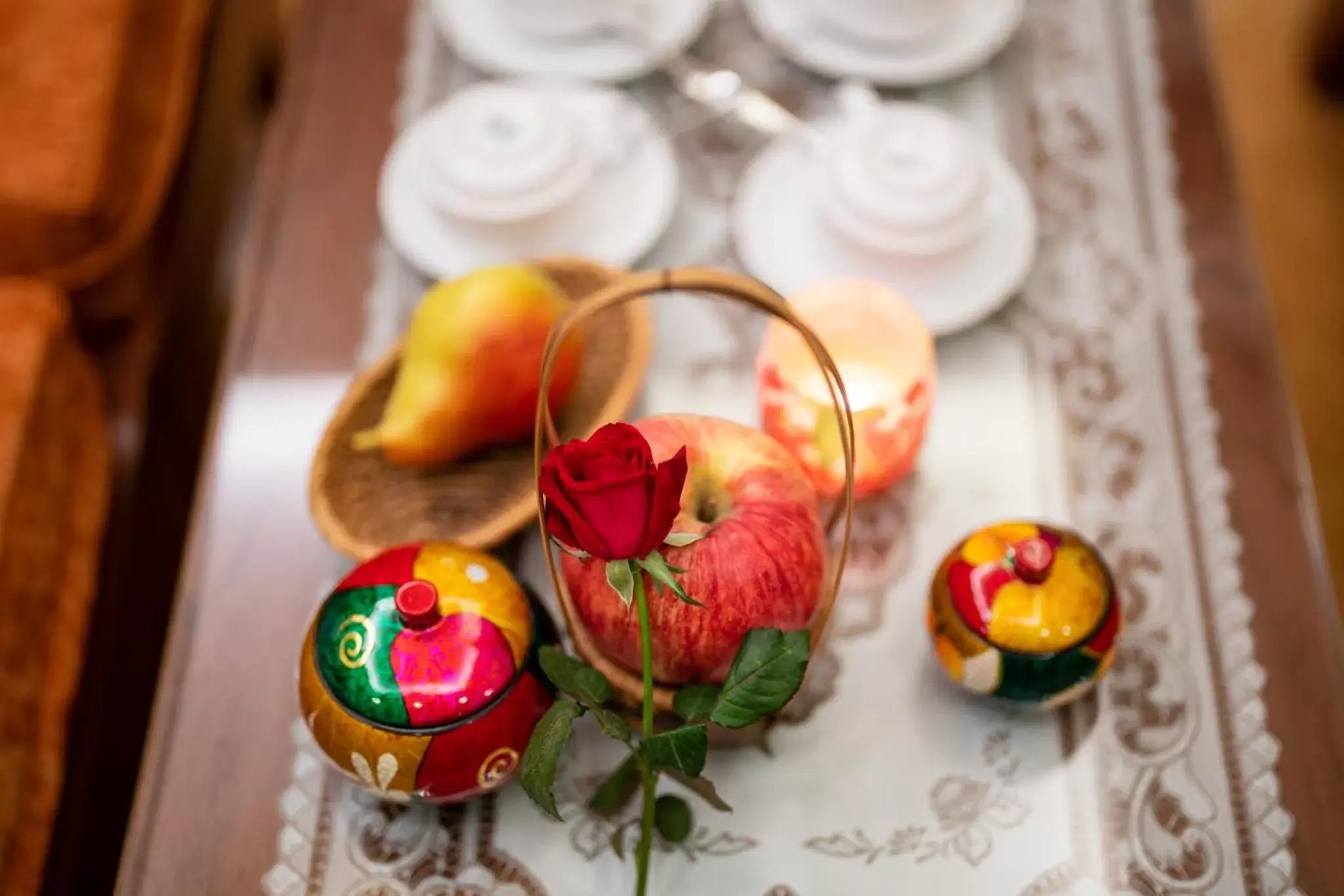 Decorative detail, Food in Golden Legend Diamond Hotel