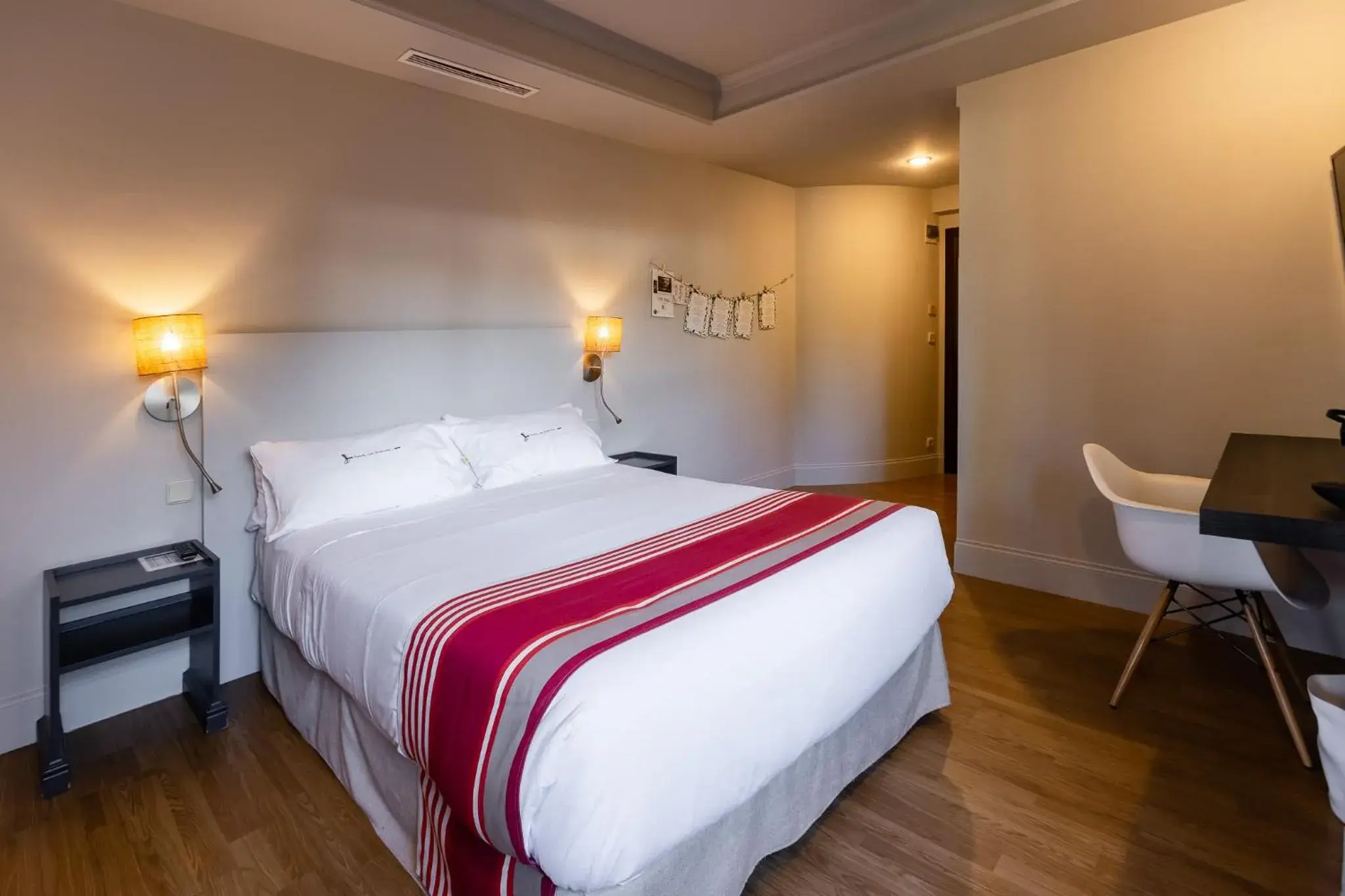 Bed in Hotel Rio Bidasoa