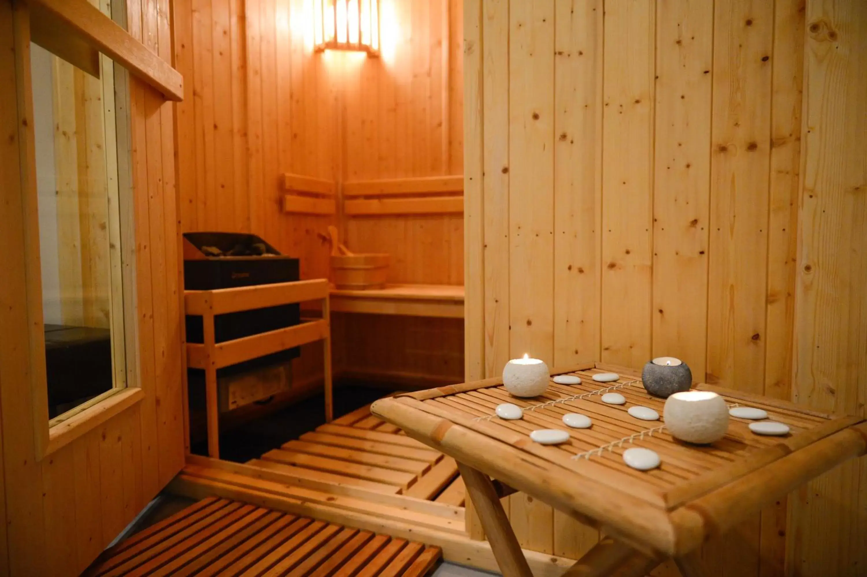 Sauna in Hotel des Ducs