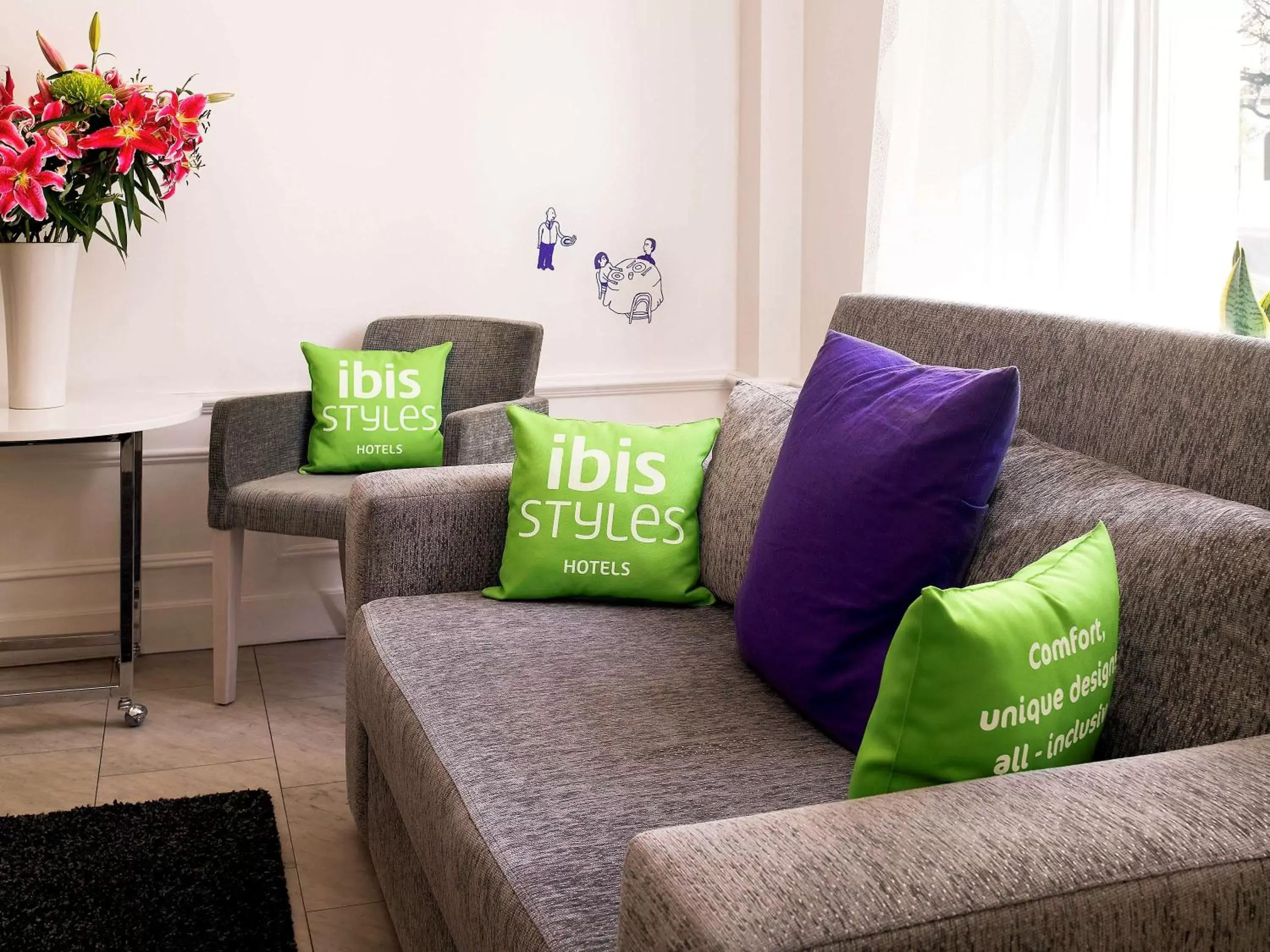 On site, Seating Area in Ibis Styles Stockholm Odenplan