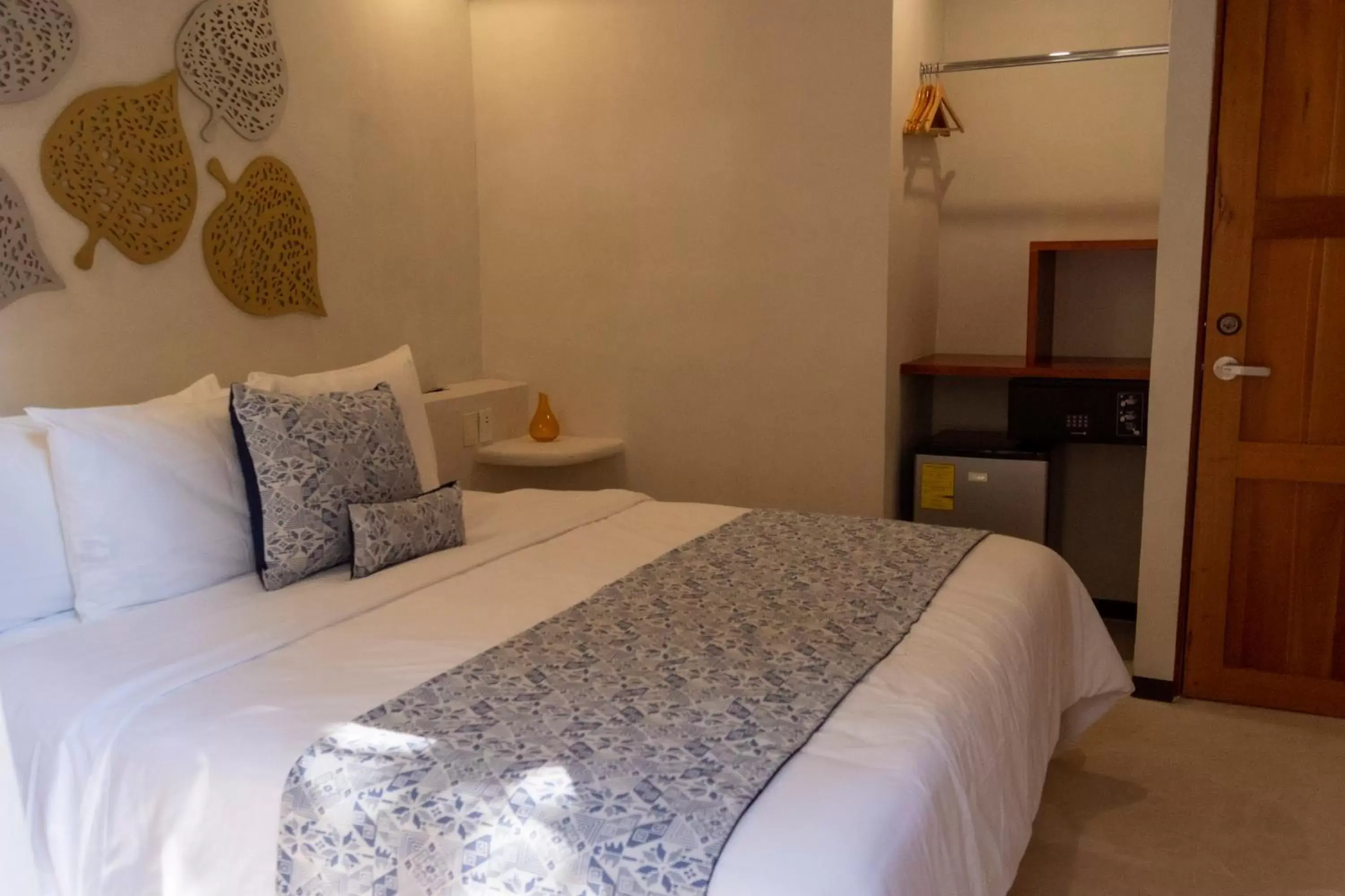 Bed in Hotel Circulo Bacalar