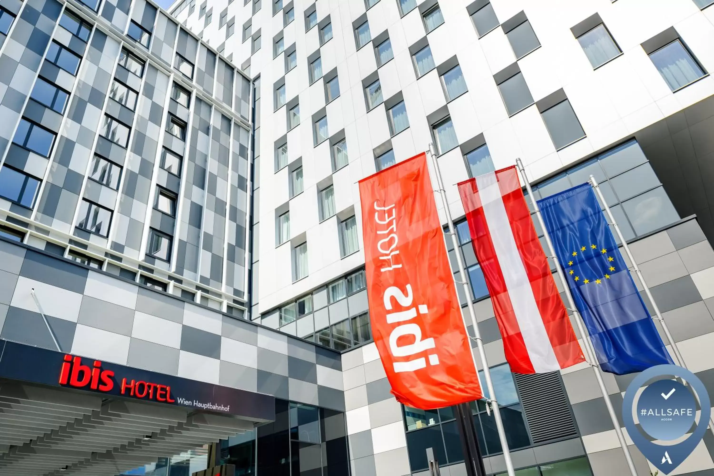 Property building in ibis Wien Hauptbahnhof