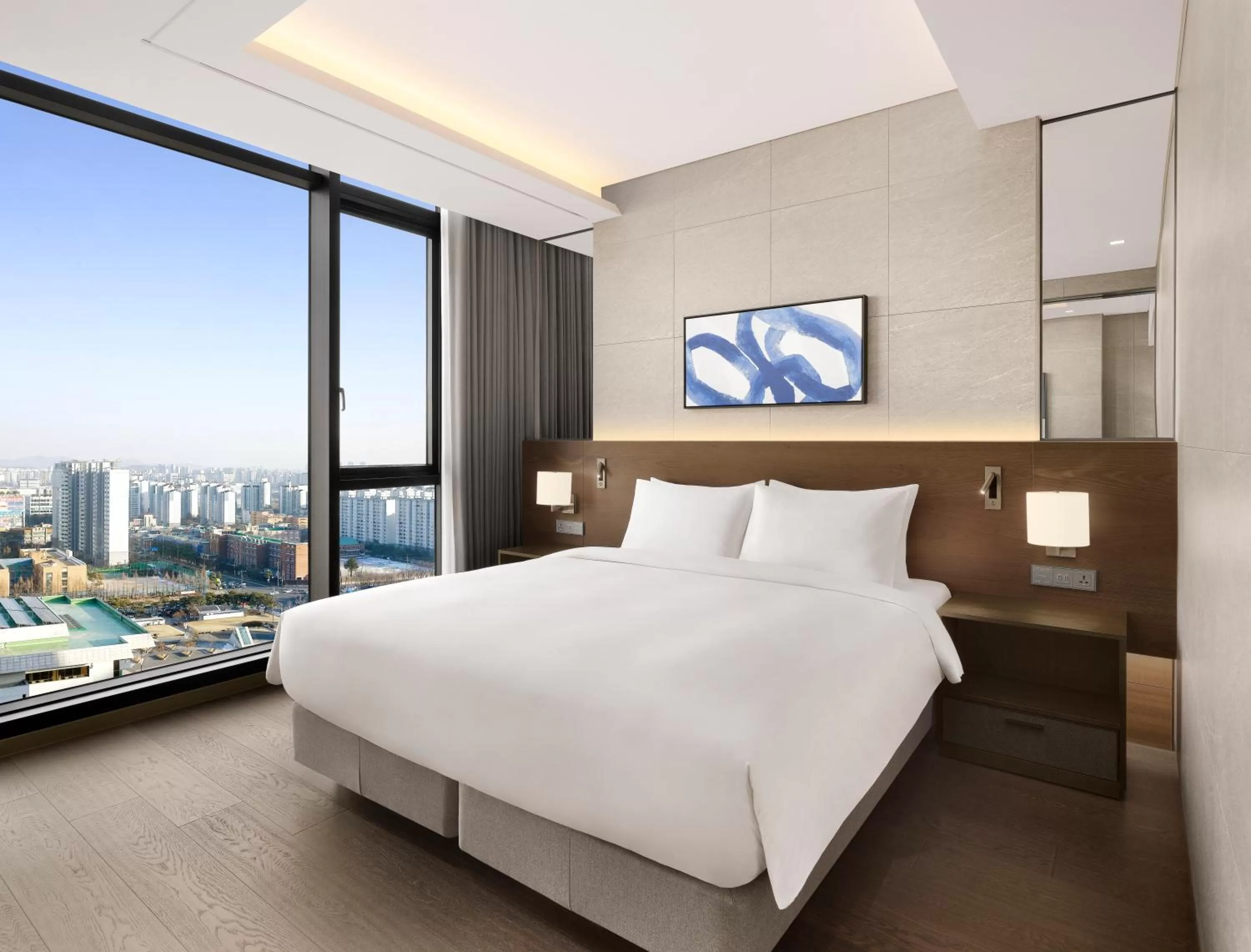 Bed in Four Points by Sheraton Suwon