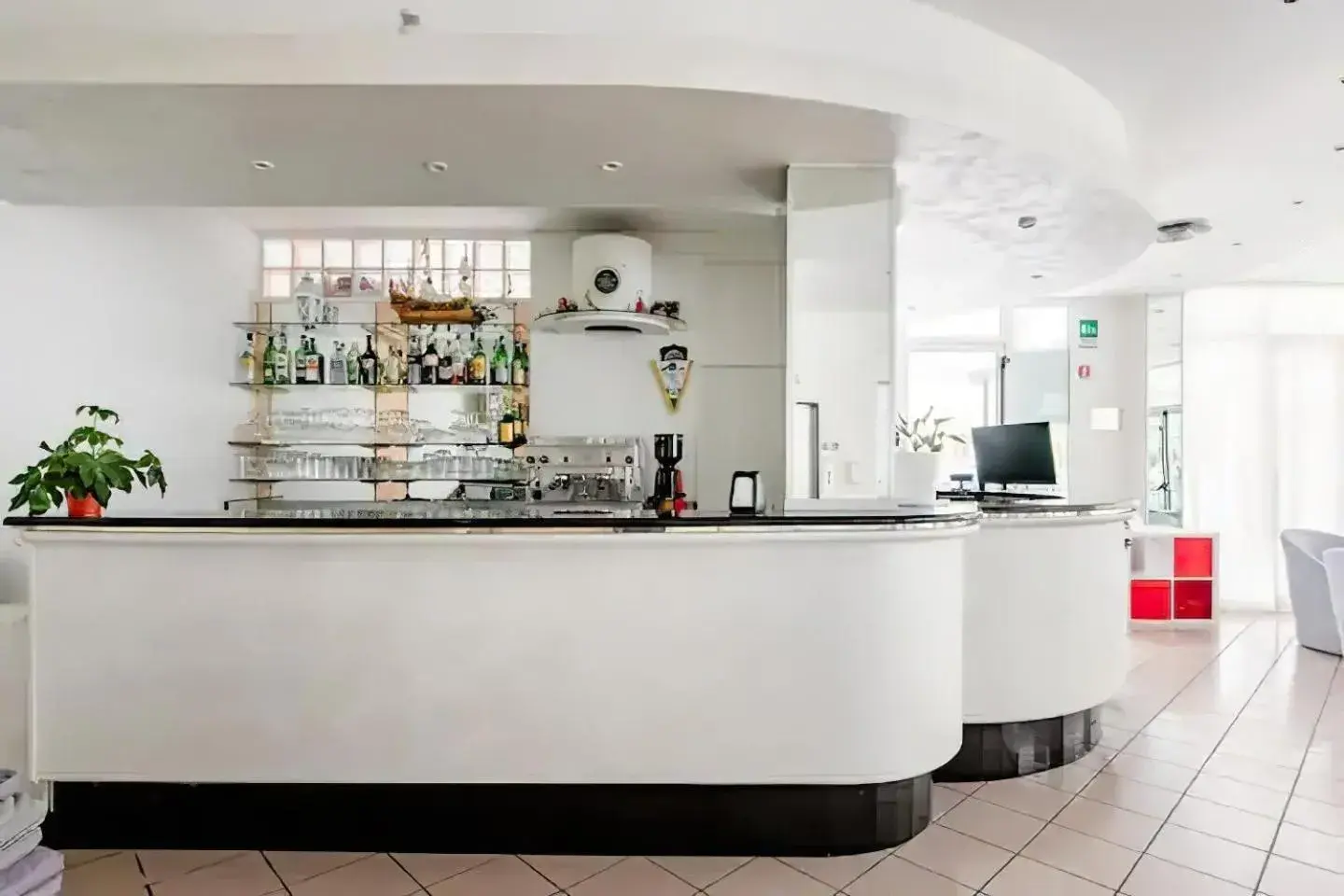 Lobby or reception, Lounge/Bar in Hotel Villa Argia Rimini