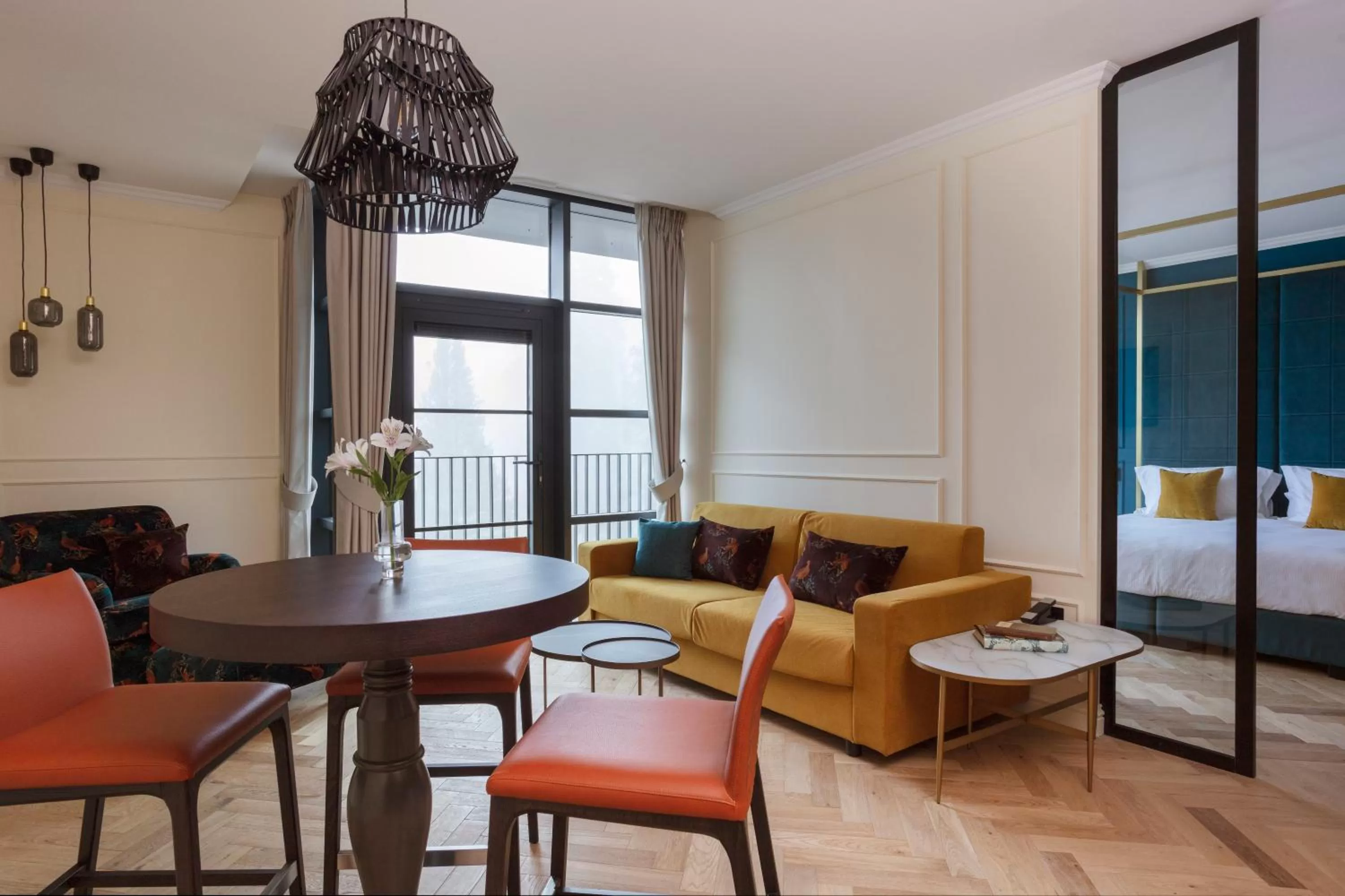 Seating area, Bed in SCHLOSS Roxburghe, part of Destination by Hyatt