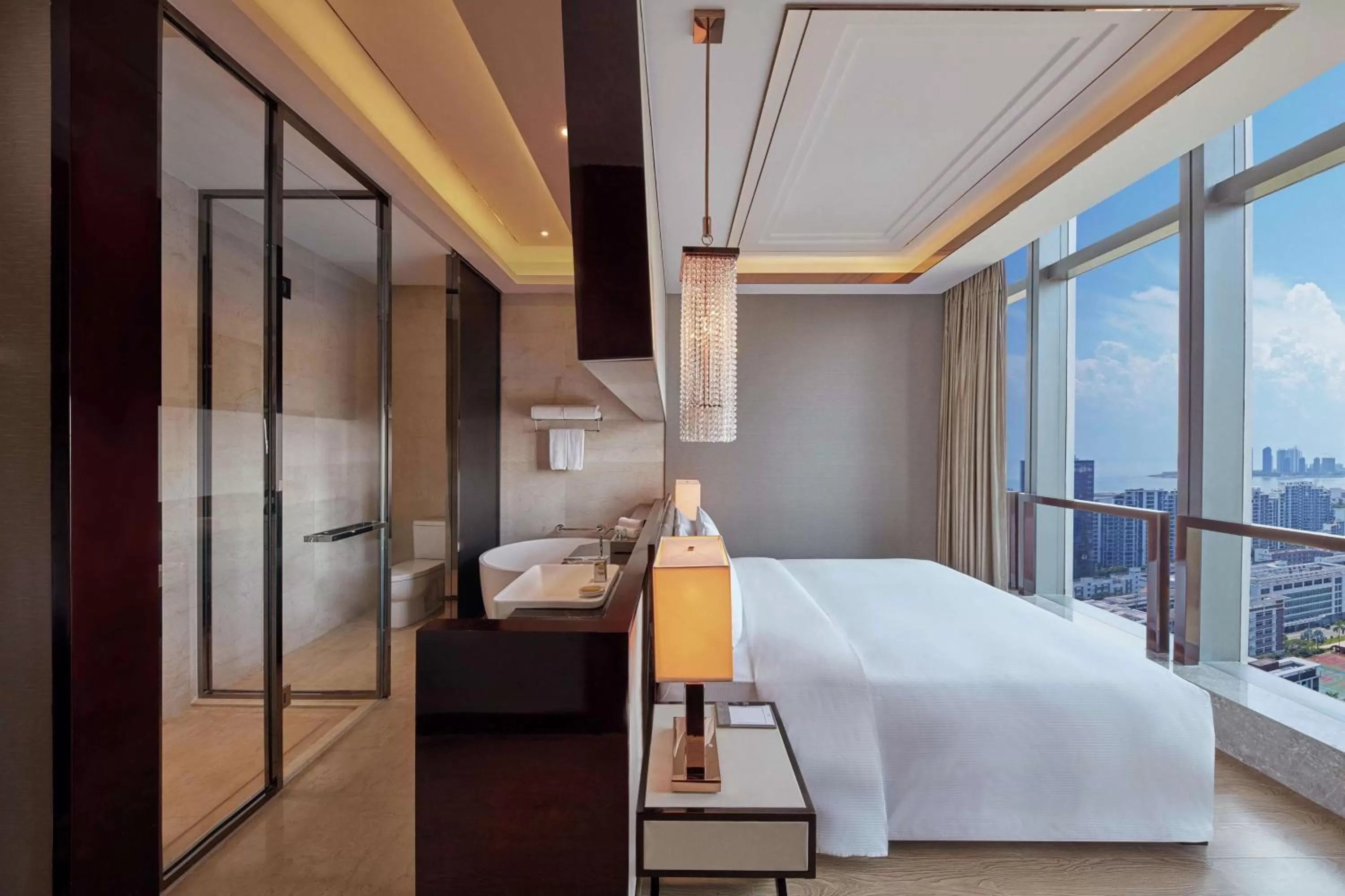 Bed in Hilton Haikou