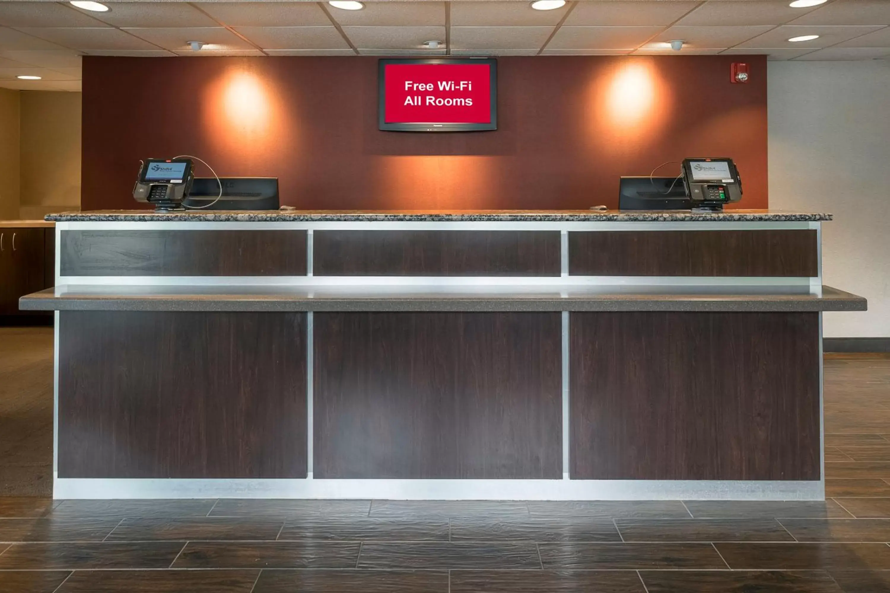 Lobby or reception in Red Roof Inn PLUS+ West Springfield Lobby or reception in Red Roof Inn PLUS+ West Springfield