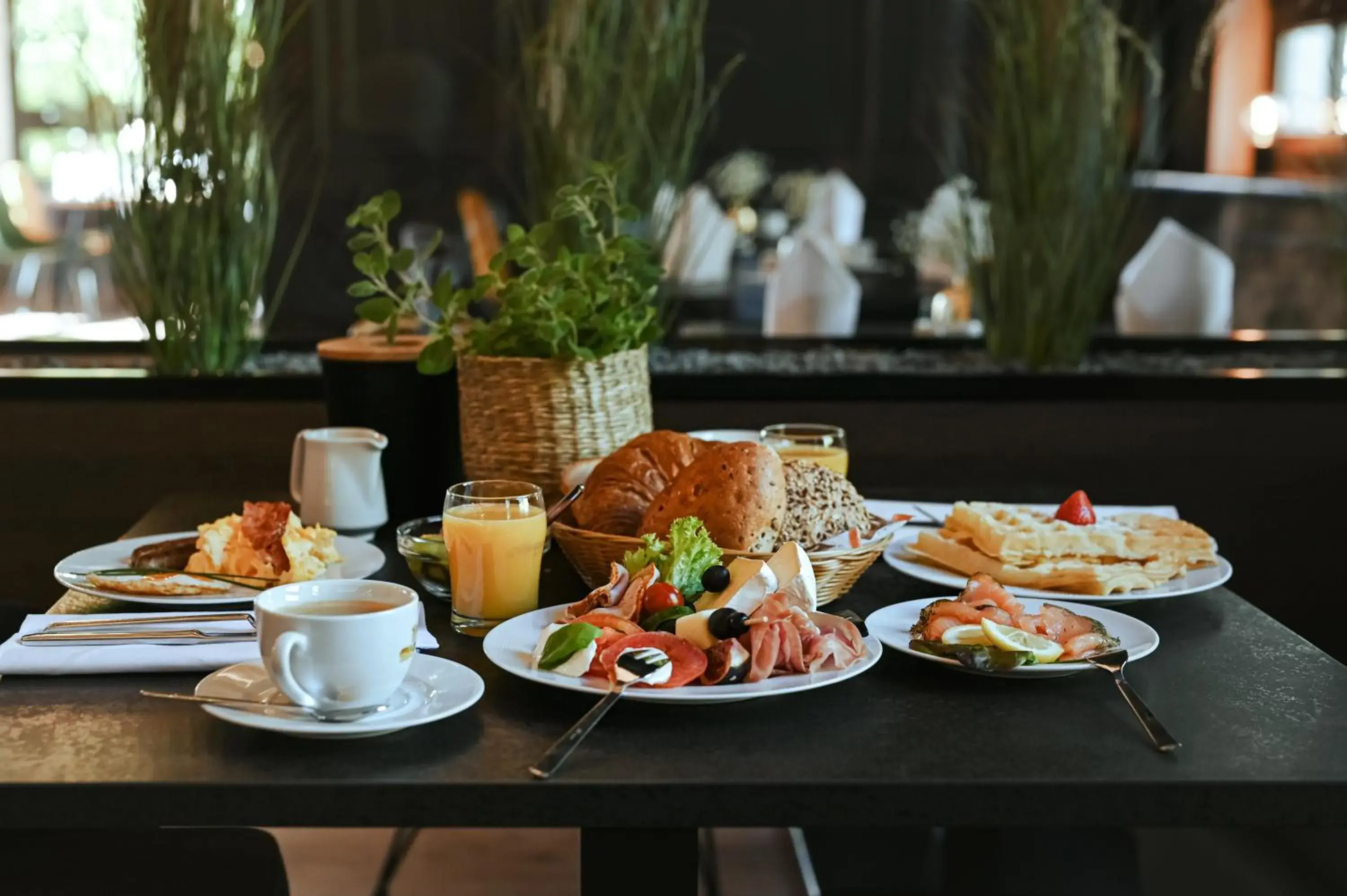 Food and drinks, Breakfast in Hotel Stadt Hamburg