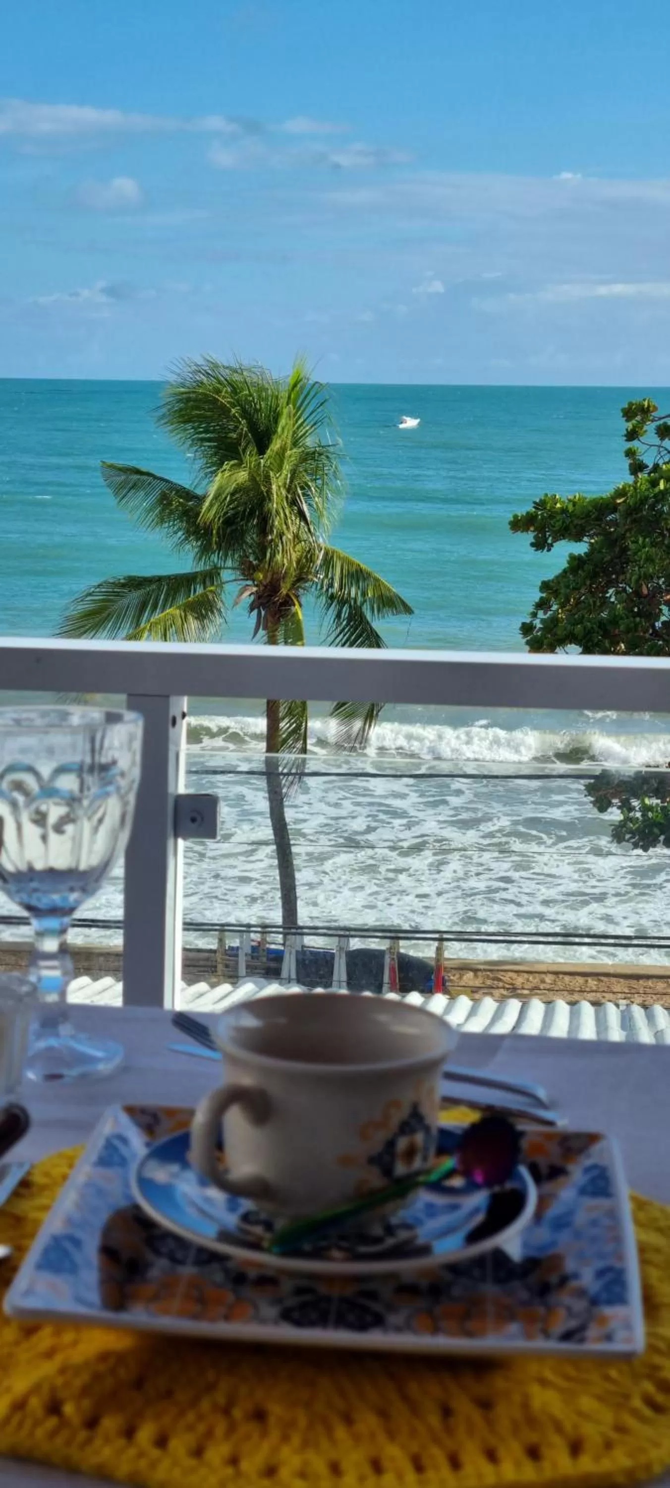 Sea view in Pousada Recanto da Família