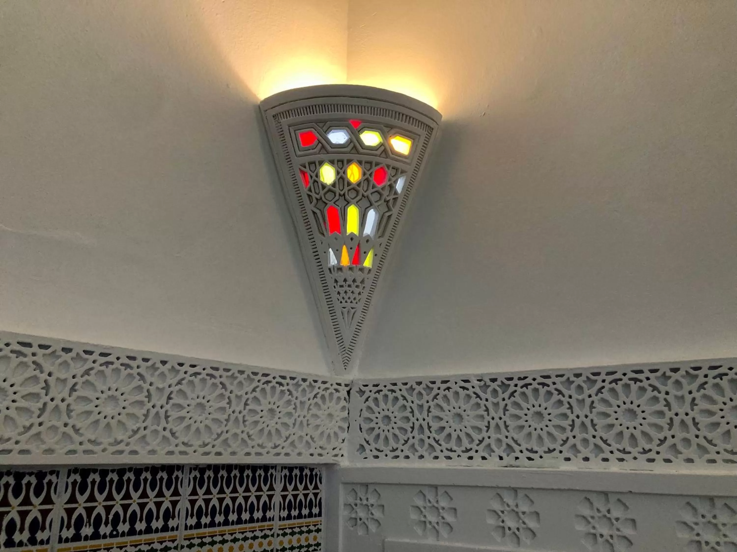 Decorative detail in Riad Imndi