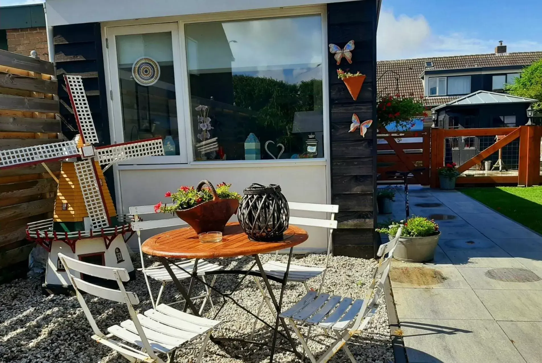 Balcony/Terrace in Tuinhuis Duinroos Deluxe