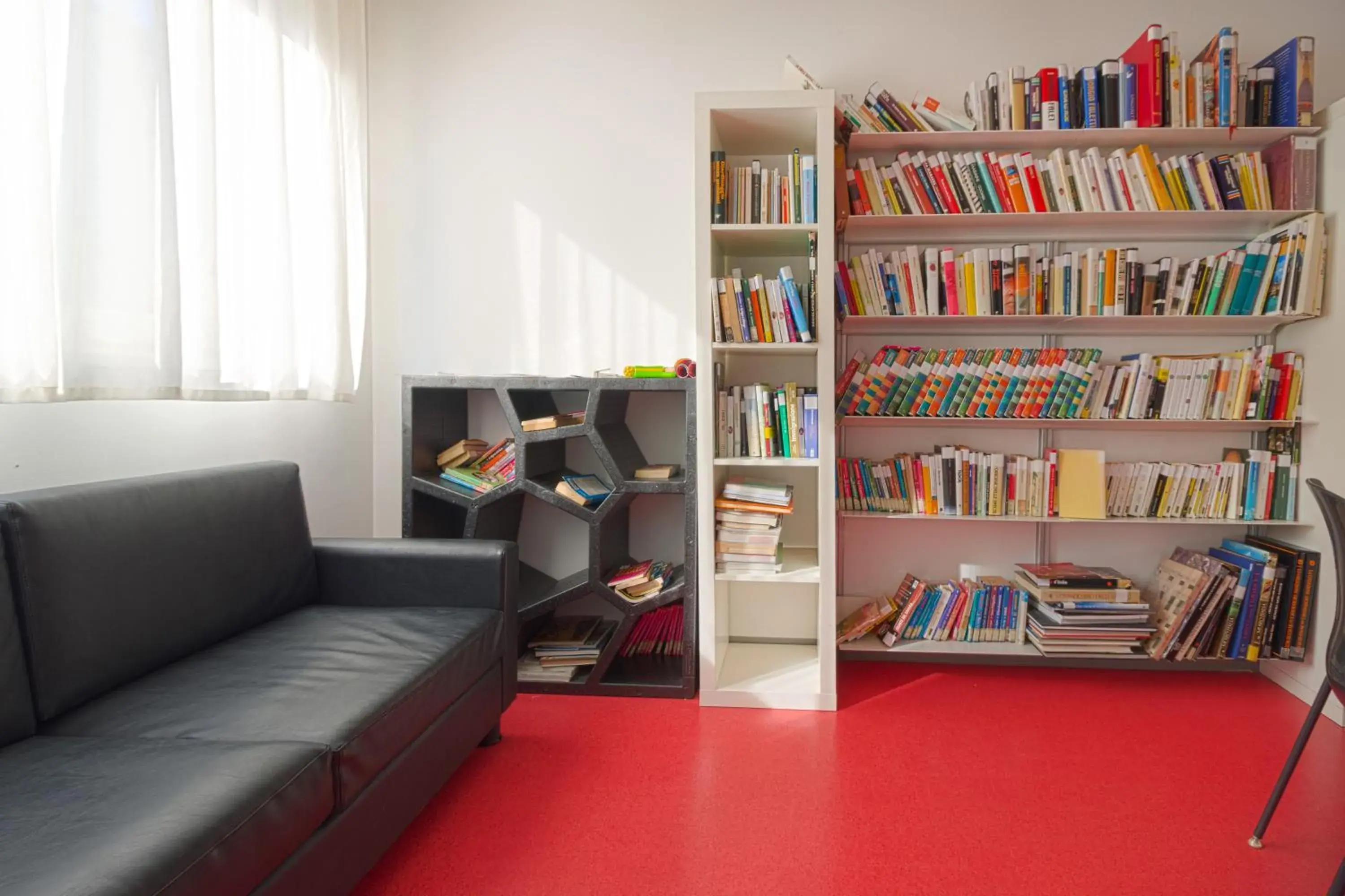 Library, Seating Area in Hotel Sharing