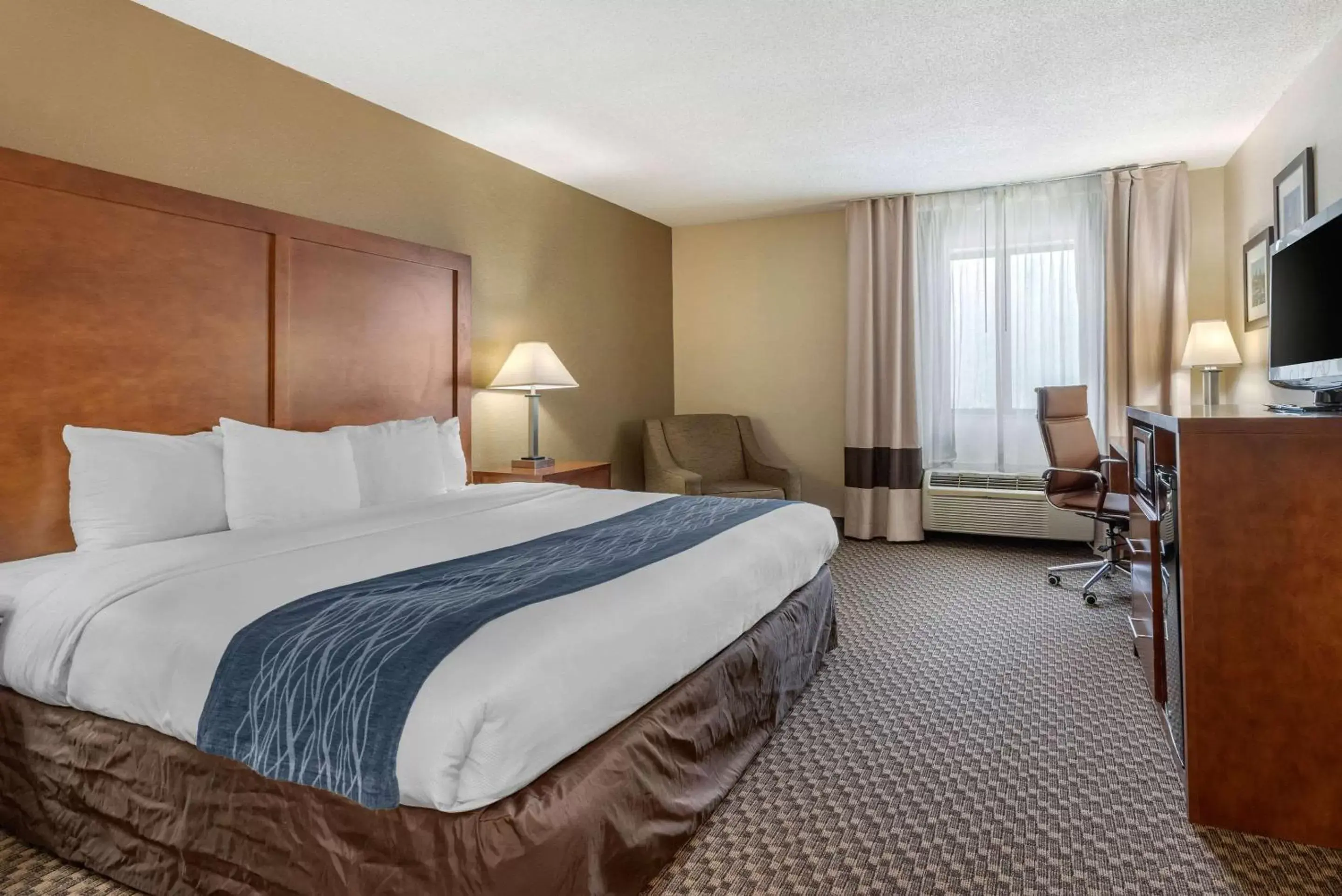 Photo of the whole room, Bed in Comfort Inn South