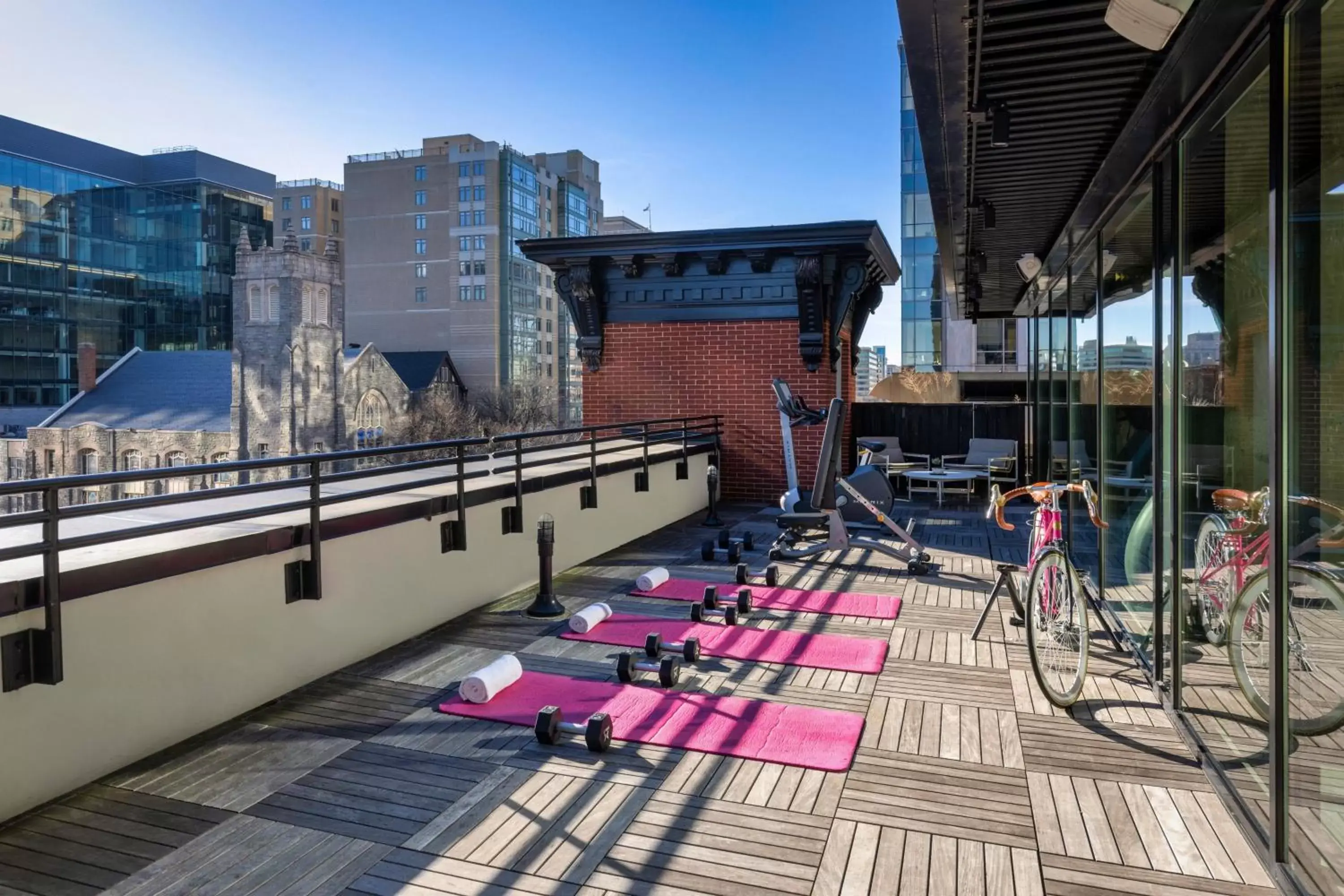 Fitness centre/facilities in Moxy Washington, DC Downtown