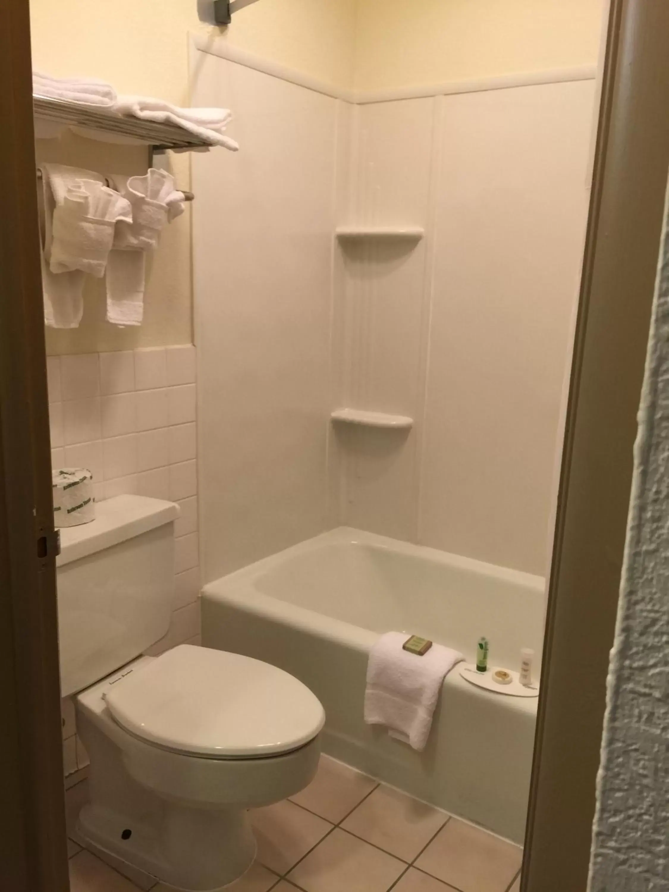 Bathroom in Super 8 by Wyndham Junction City