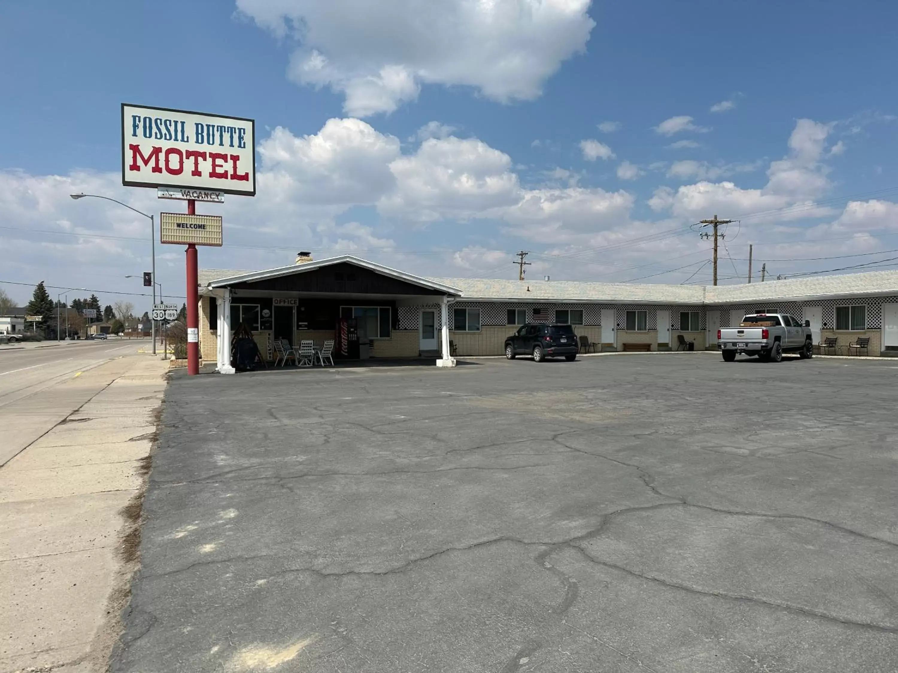 Property Building in Fossil Butte Motel