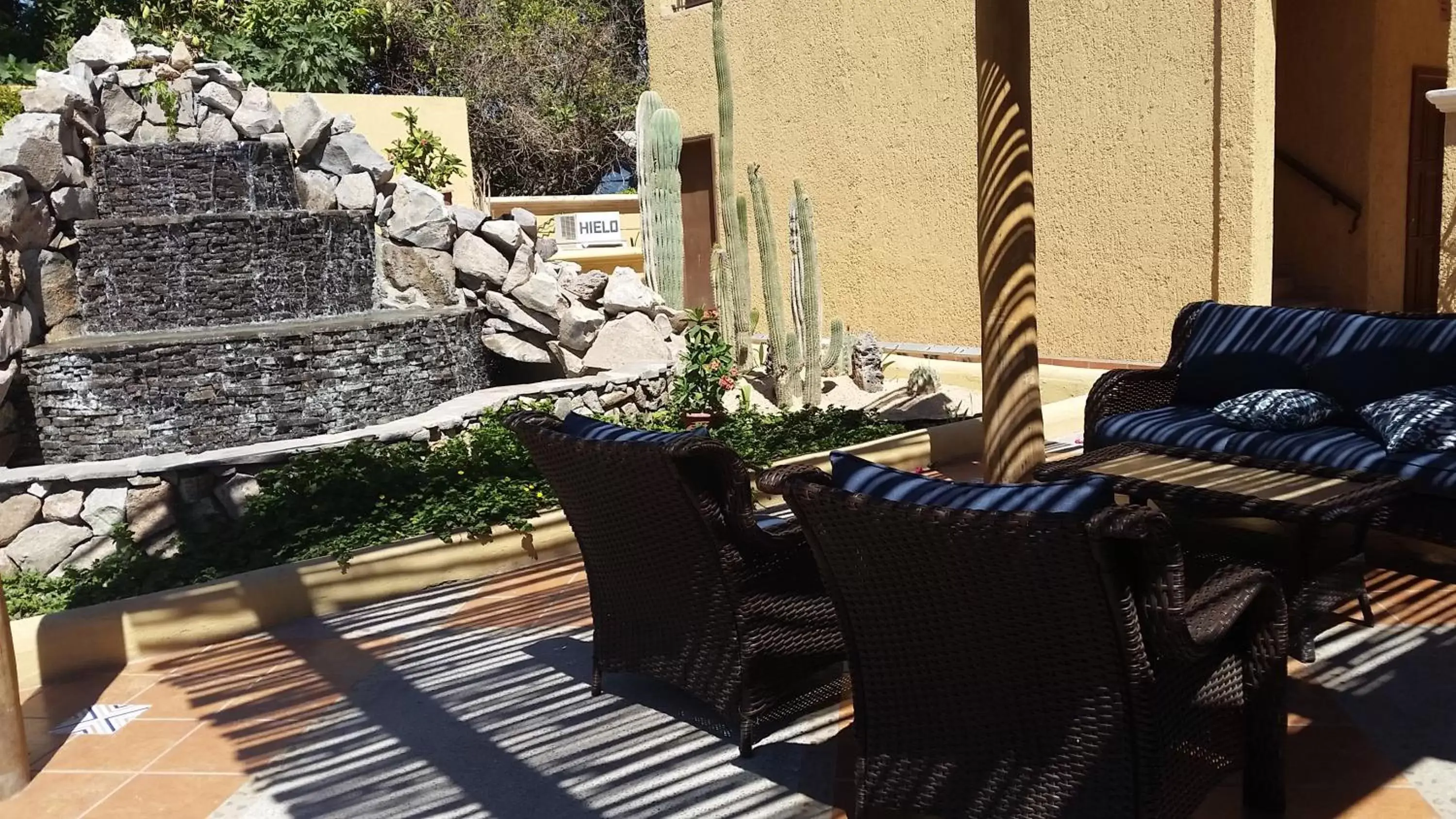 Patio in Hacienda Suites Loreto