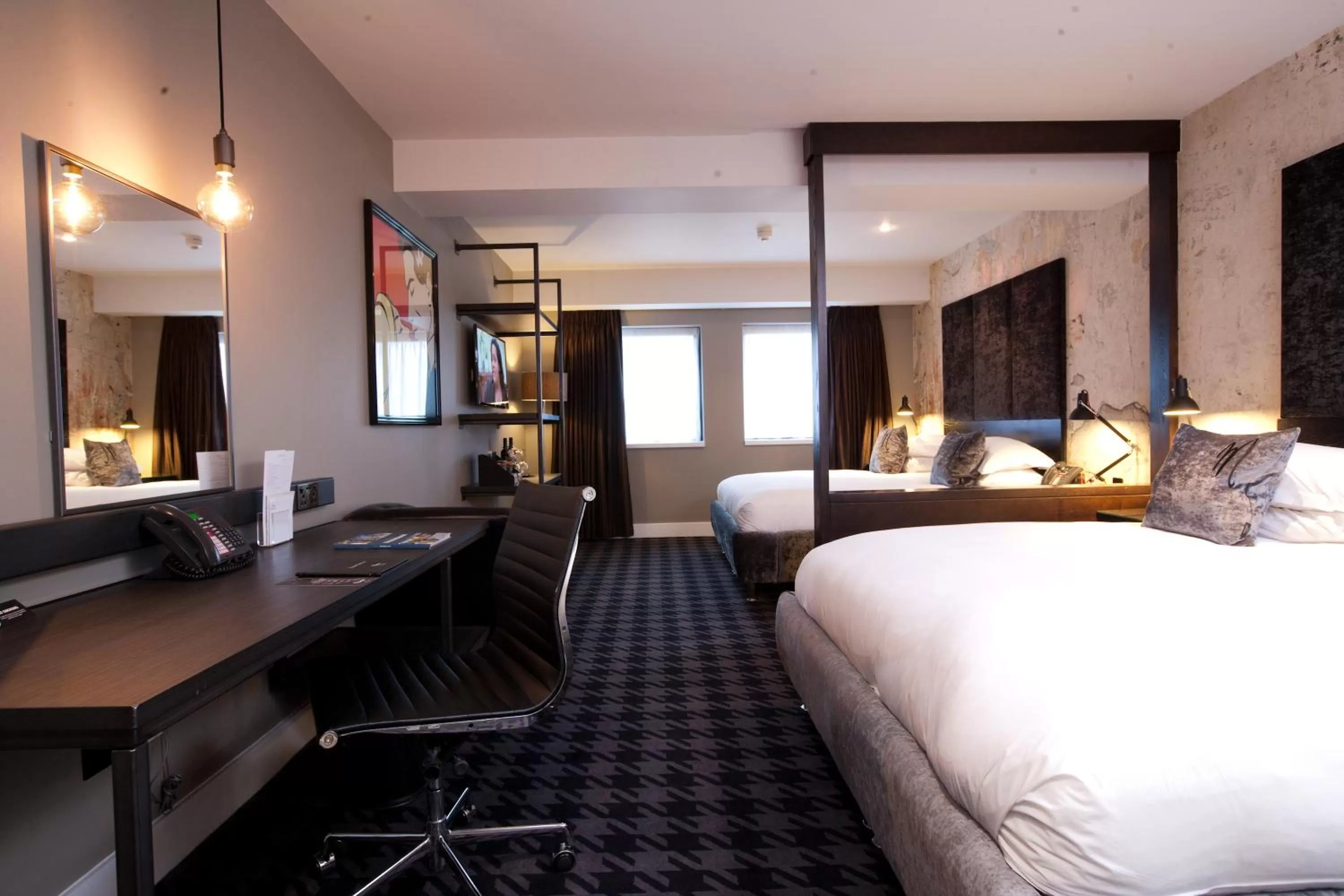 Bedroom, Bed in Malmaison Birmingham