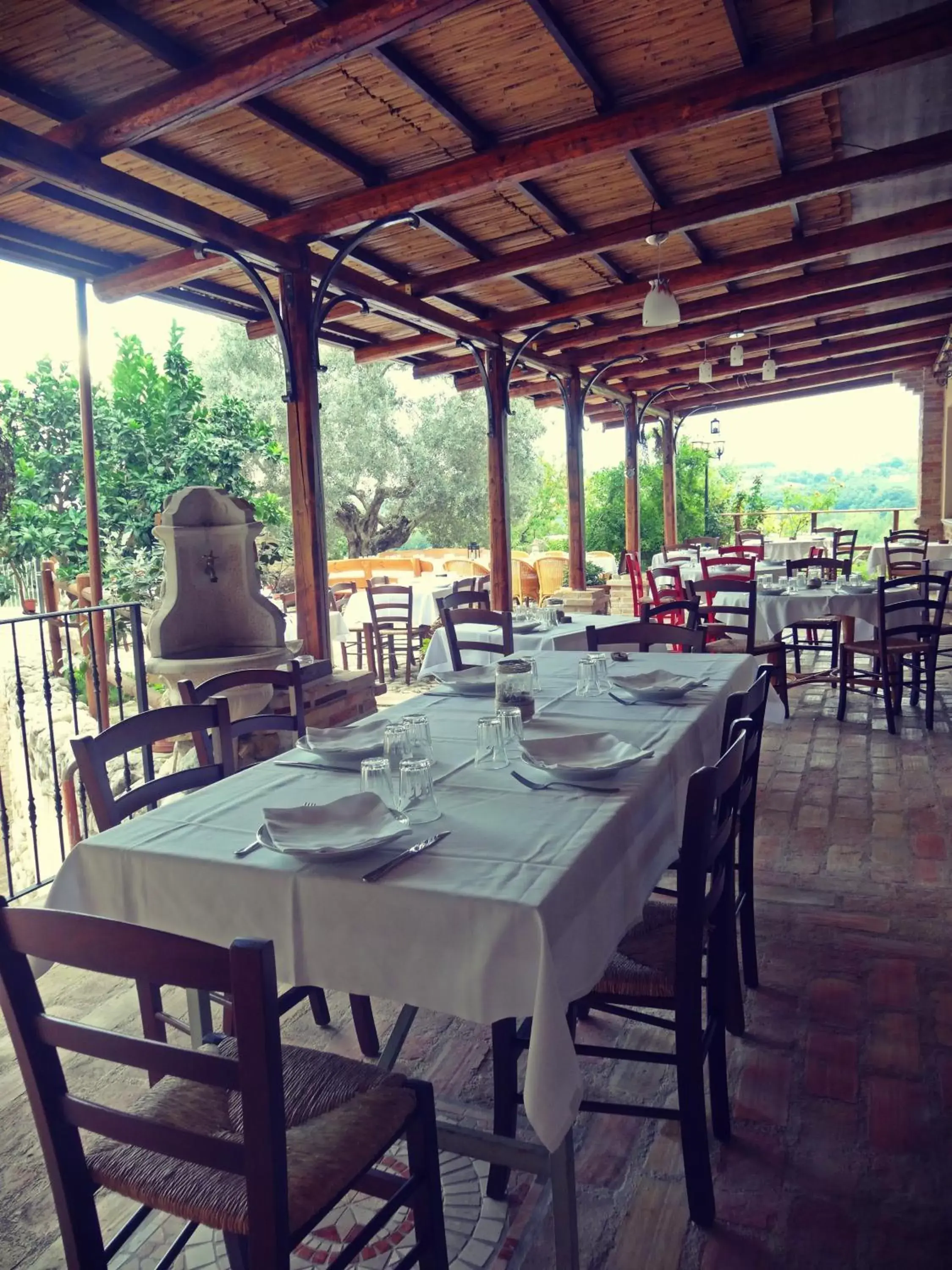 Patio, Restaurant/Places to Eat in Casale del Sole