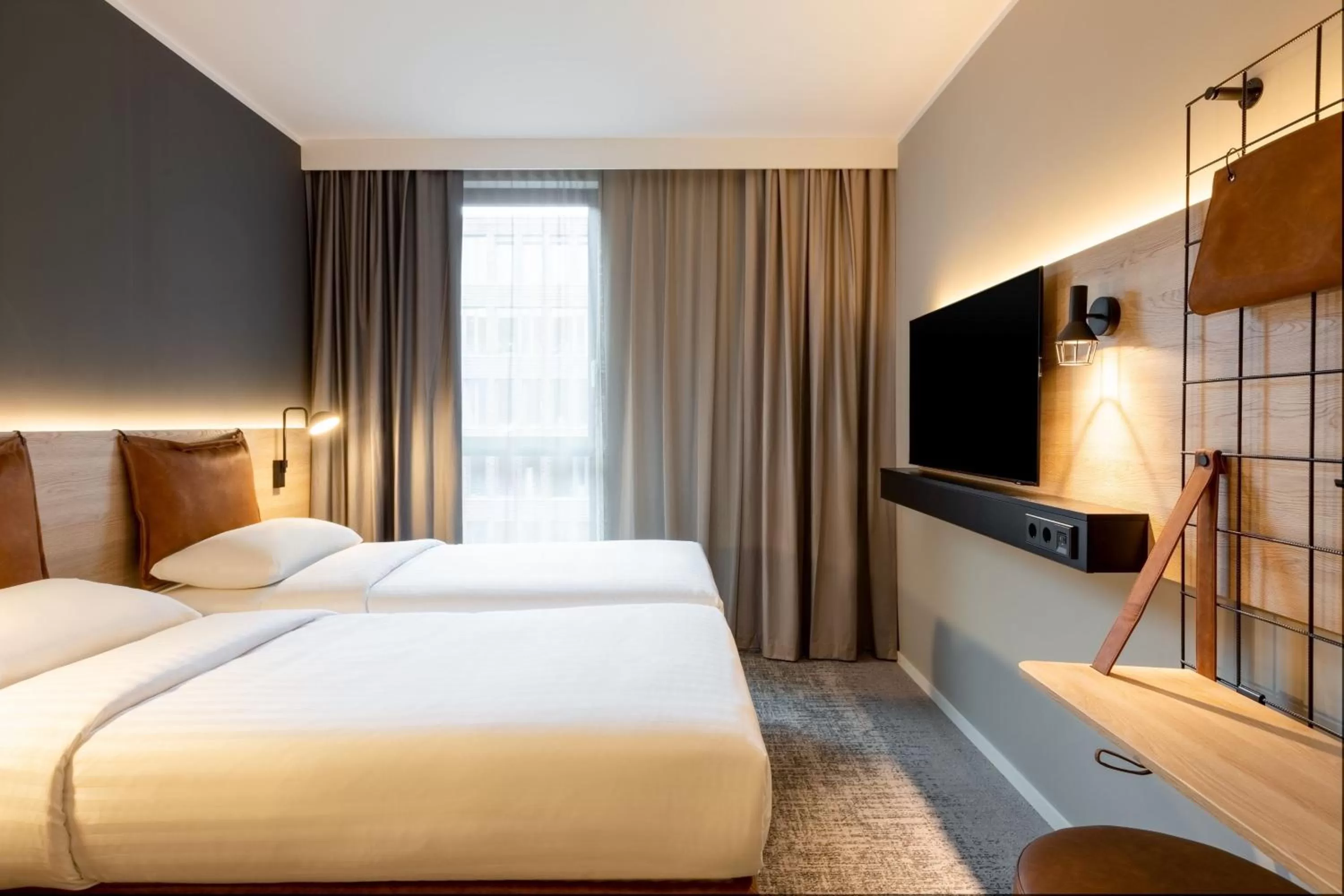 Photo of the whole room, Bed in Moxy Dortmund City