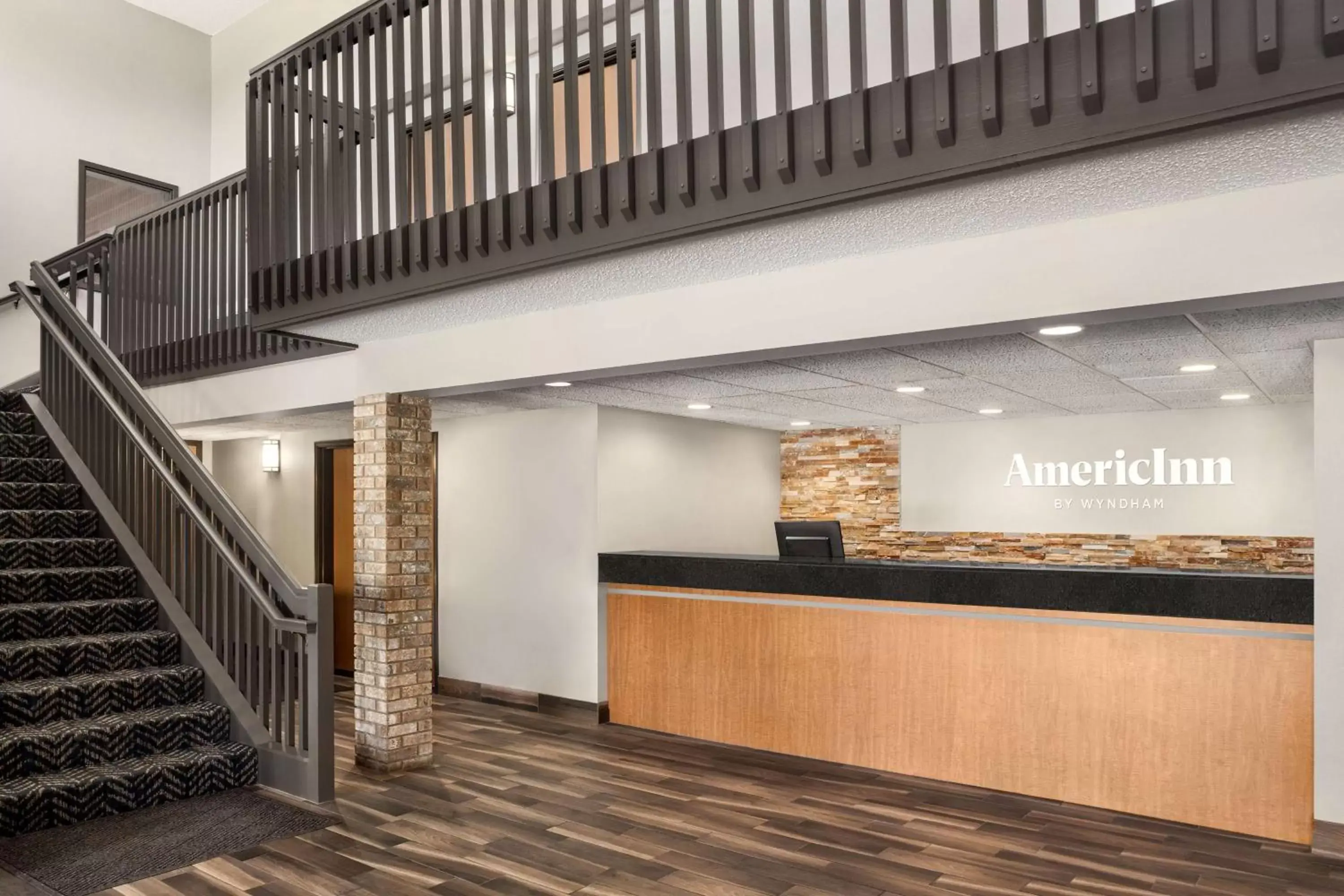 Lobby or reception, Lobby/Reception in AmericInn by Wyndham Sauk Centre