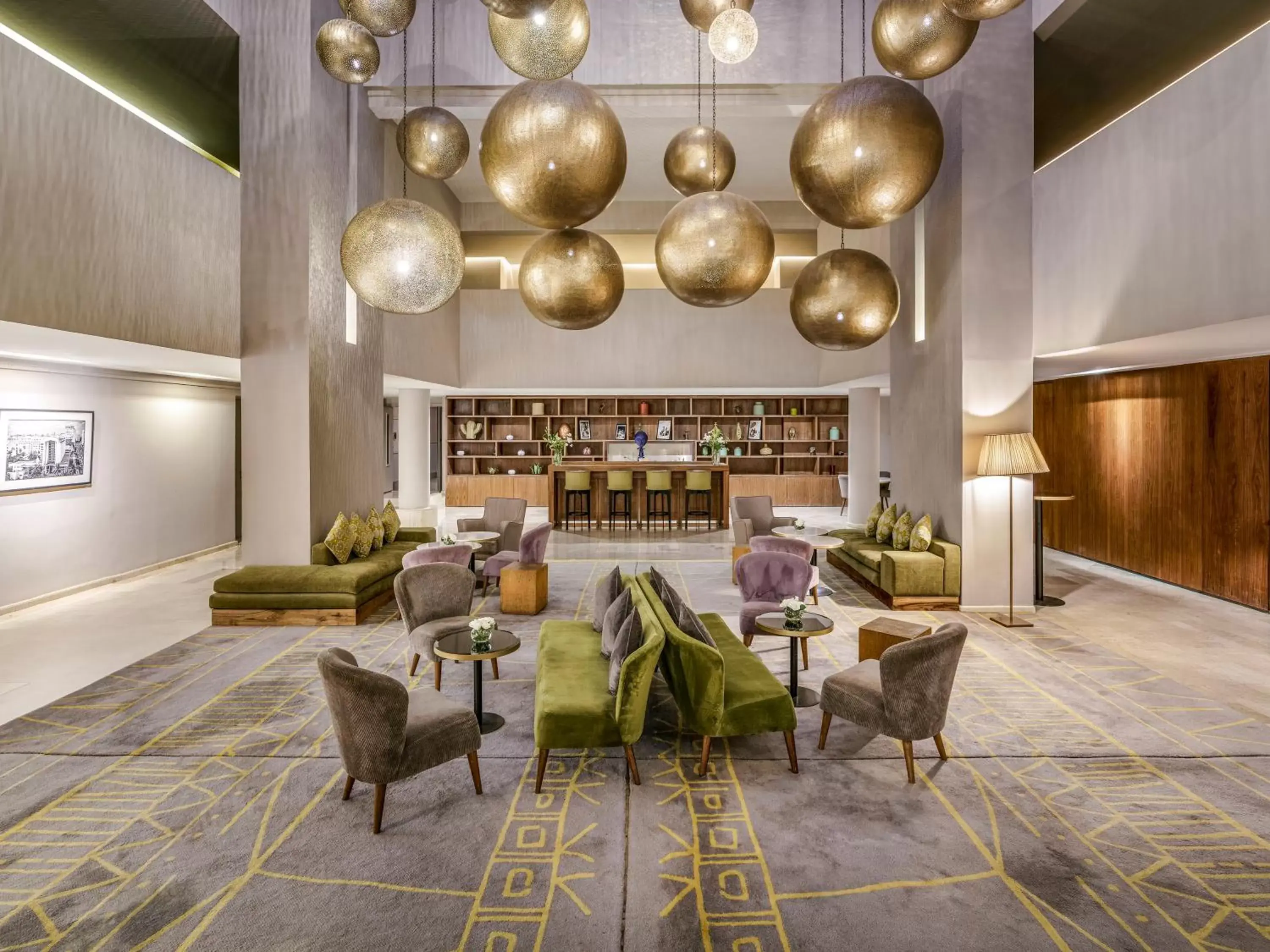 Lobby or reception, Lounge/Bar in Sofitel Marrakech Lounge and Spa